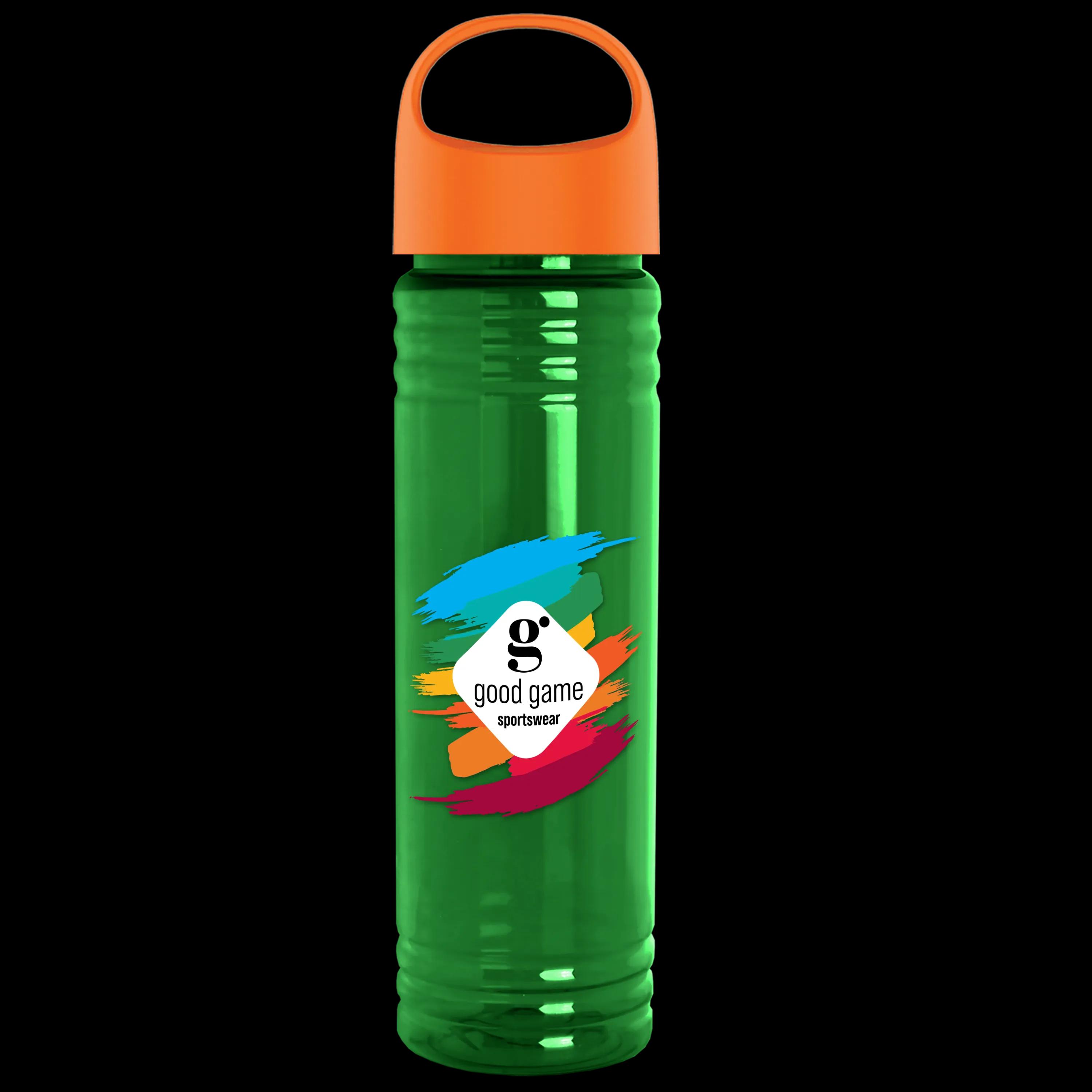 Garyline® Slim Fit RPET Bottle with Oval Crest Lid - 24 oz. 176 of 515