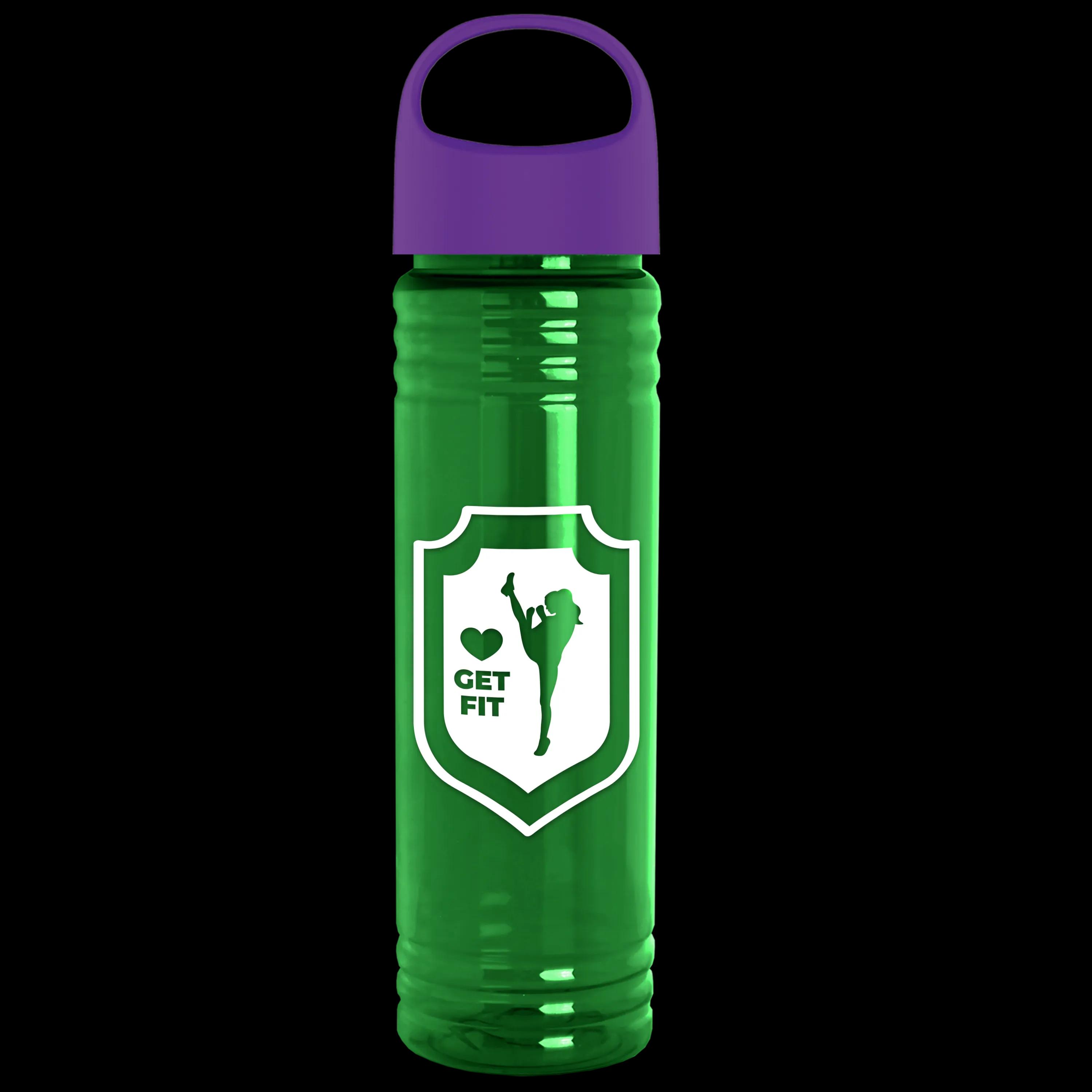 Garyline® Slim Fit RPET Bottle with Oval Crest Lid - 24 oz. 181 of 515