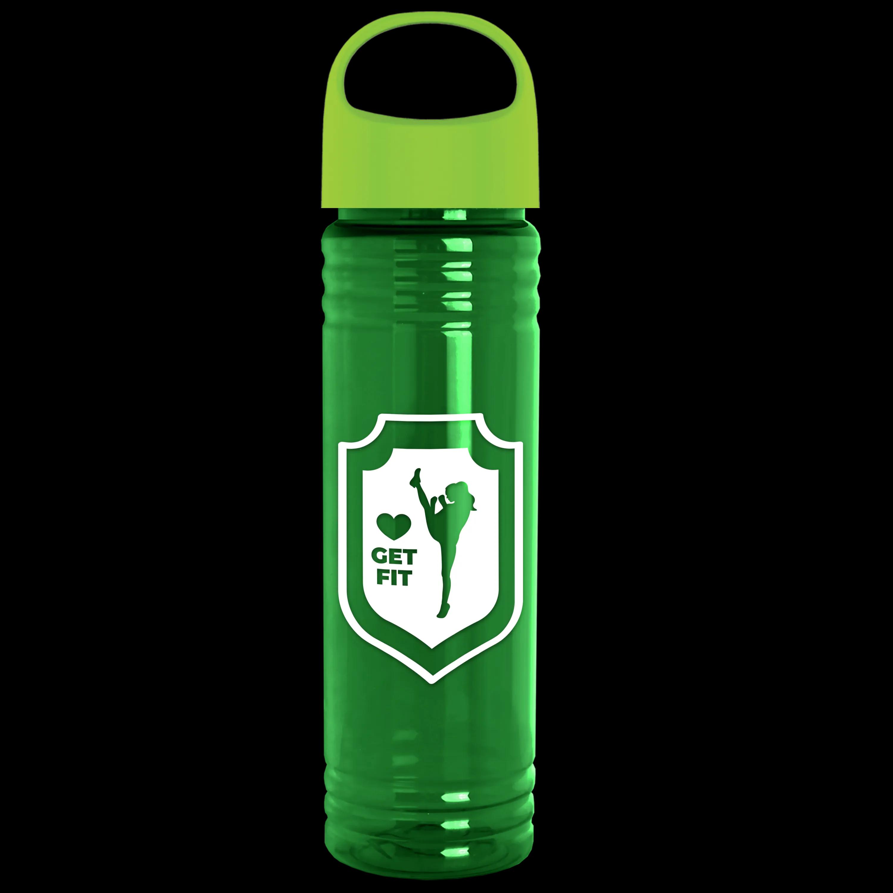 Garyline® Slim Fit RPET Bottle with Oval Crest Lid - 24 oz. 174 of 515