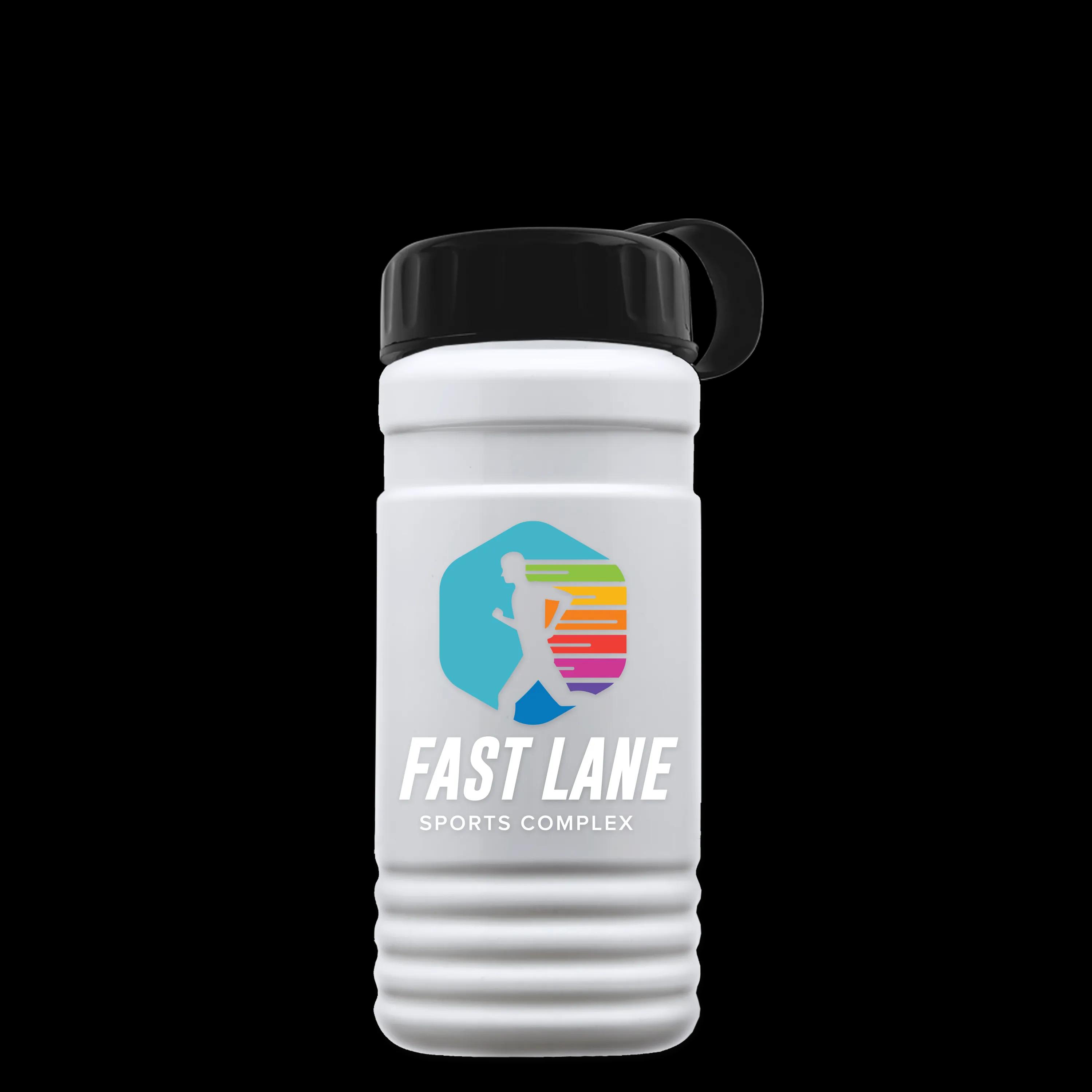 Garyline® RPET Bottle with Tethered Lid - 20 oz. 109 of 148