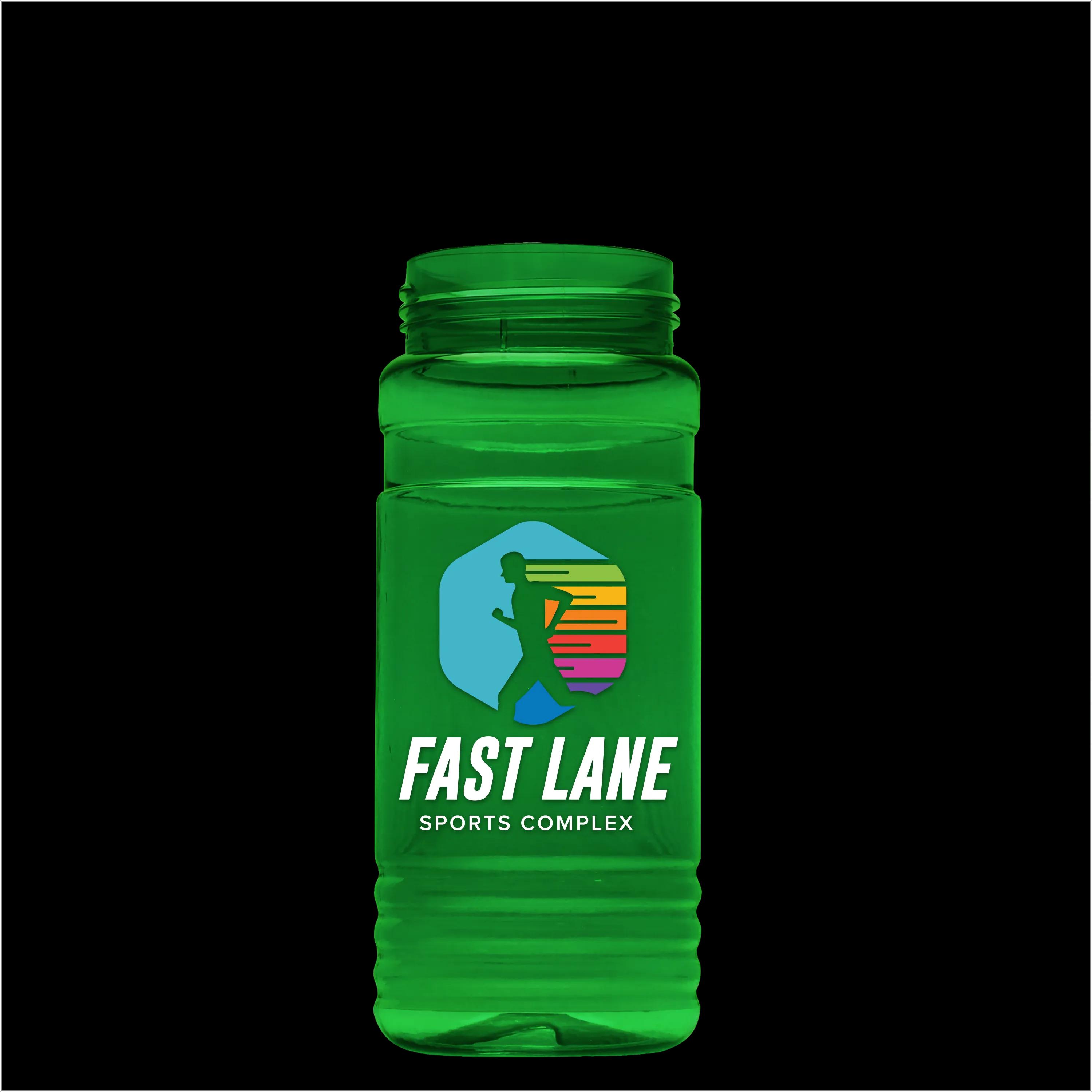 Garyline® RPET Bottle with Tethered Lid - 20 oz. 136 of 148