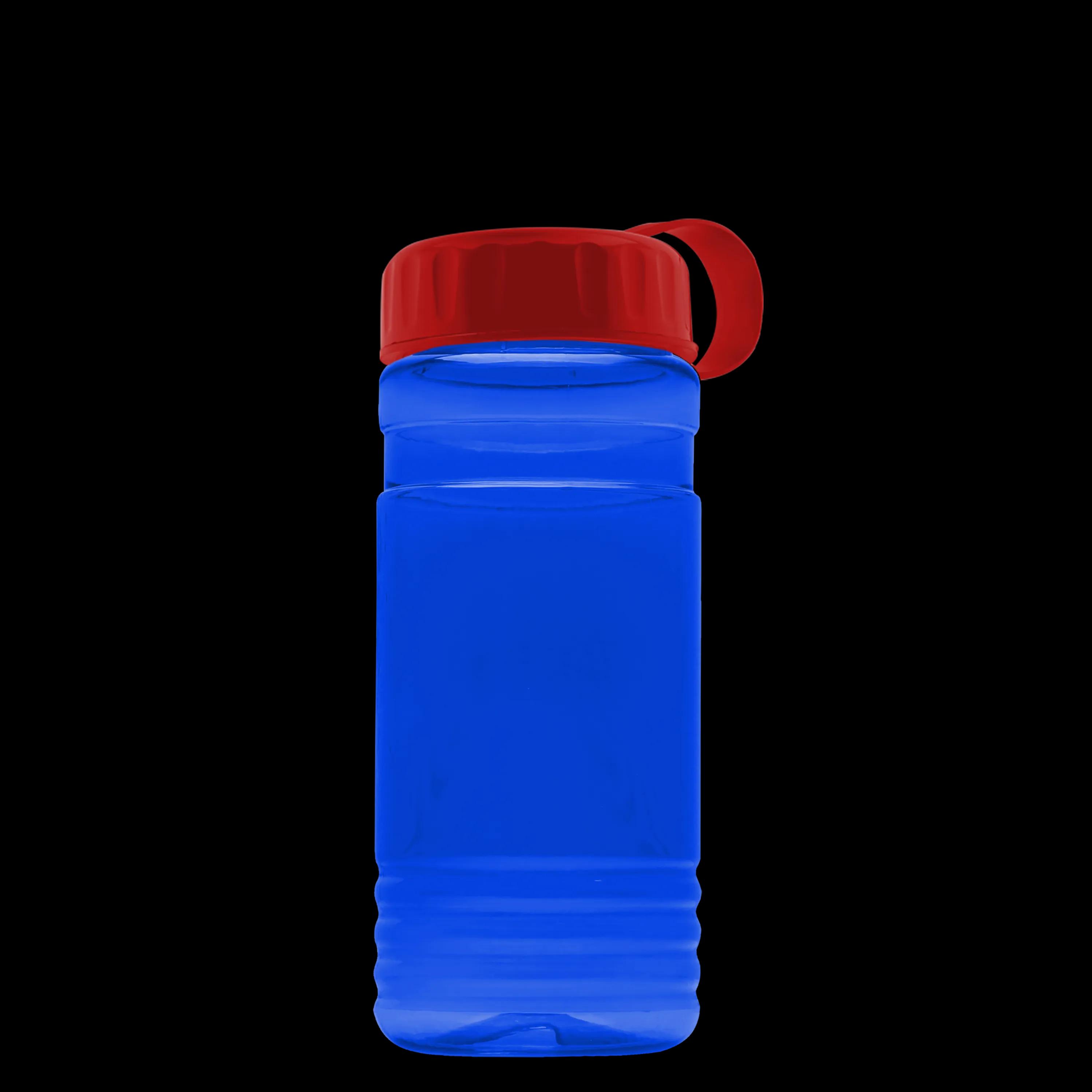 Garyline® RPET Bottle with Tethered Lid - 20 oz.