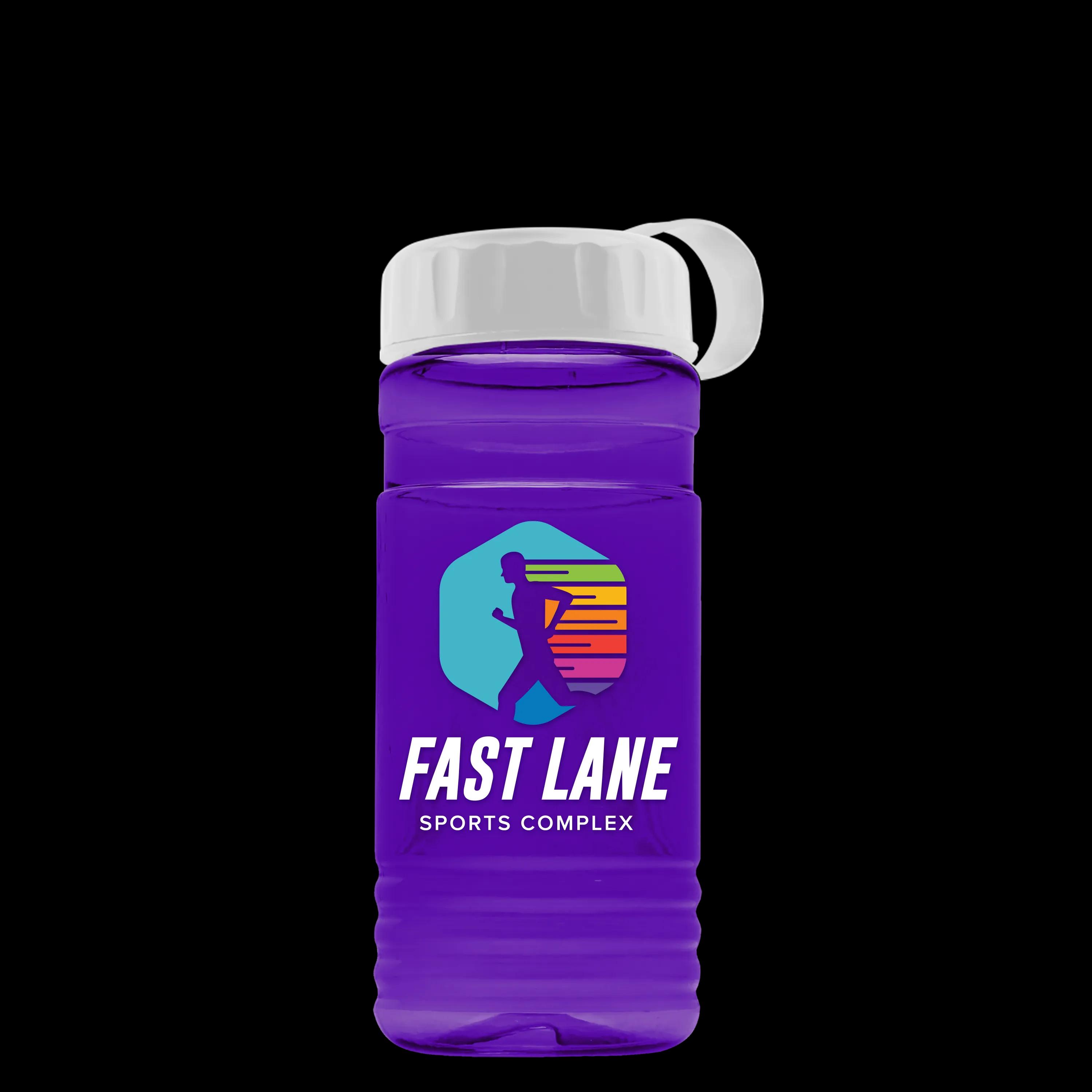 Garyline® RPET Bottle with Tethered Lid - 20 oz. 107 of 148