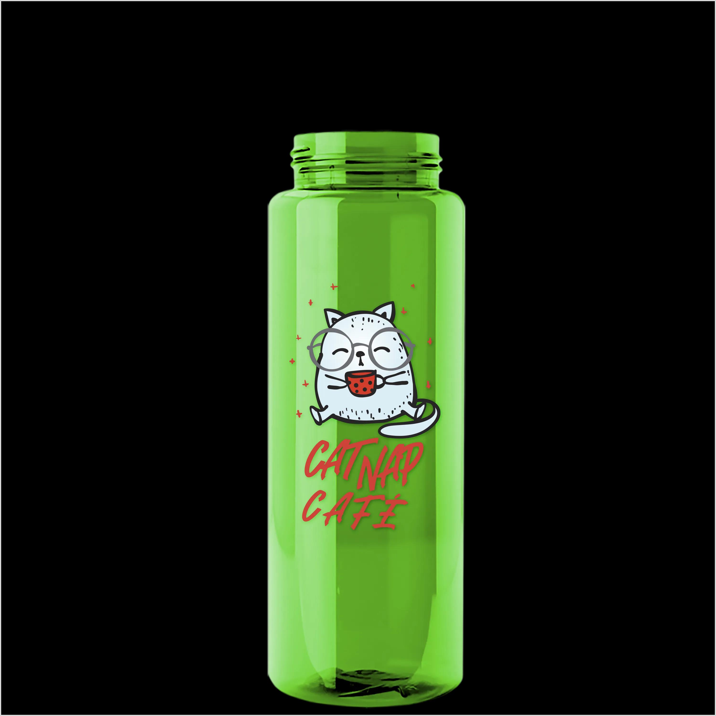 Garyline® Guzzler Bottle with Oval Crest Lid - 32 oz. 151 of 158