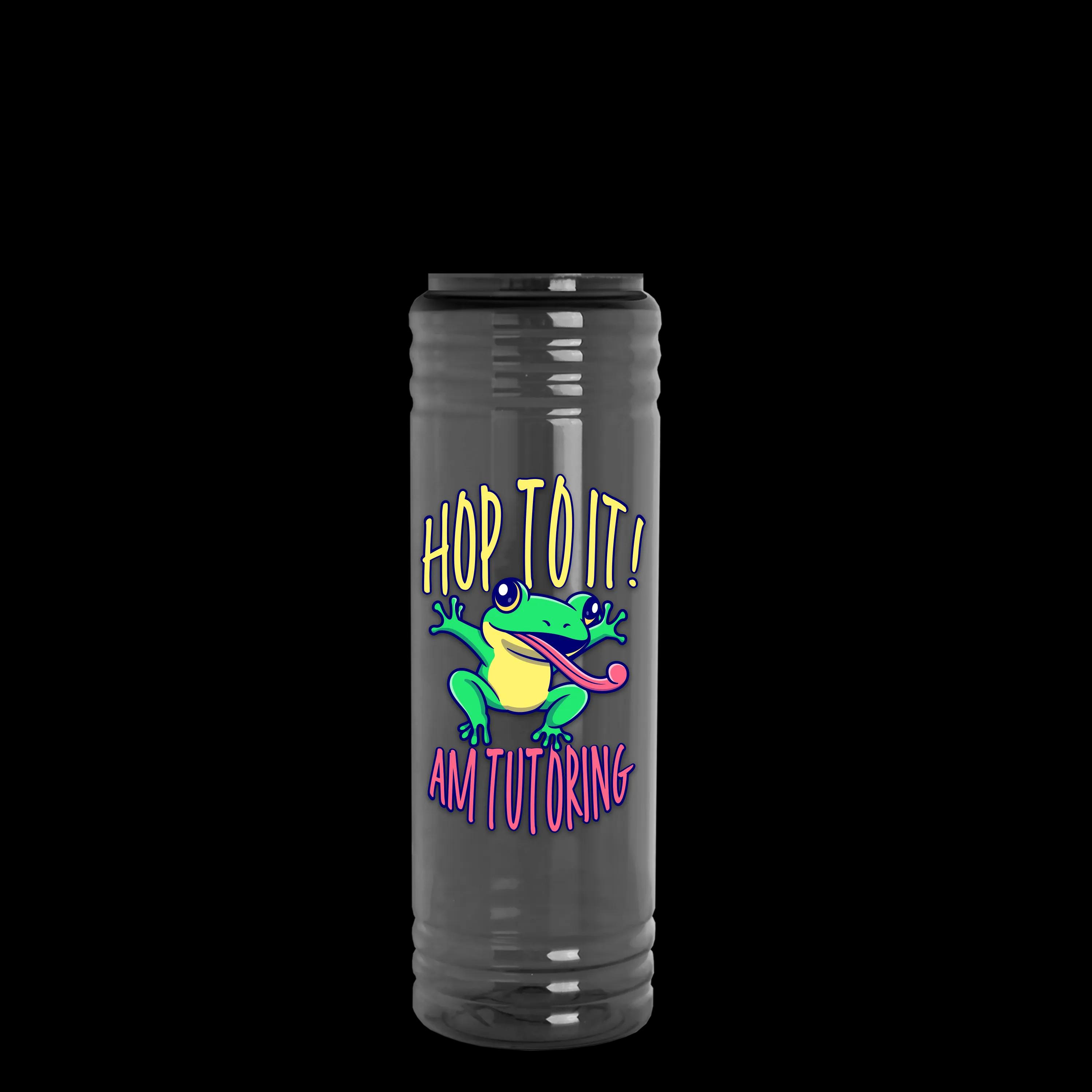 Garyline® Slim Fit RPET Bottle with Ring-Straw Lid - 24 oz. 15 of 48