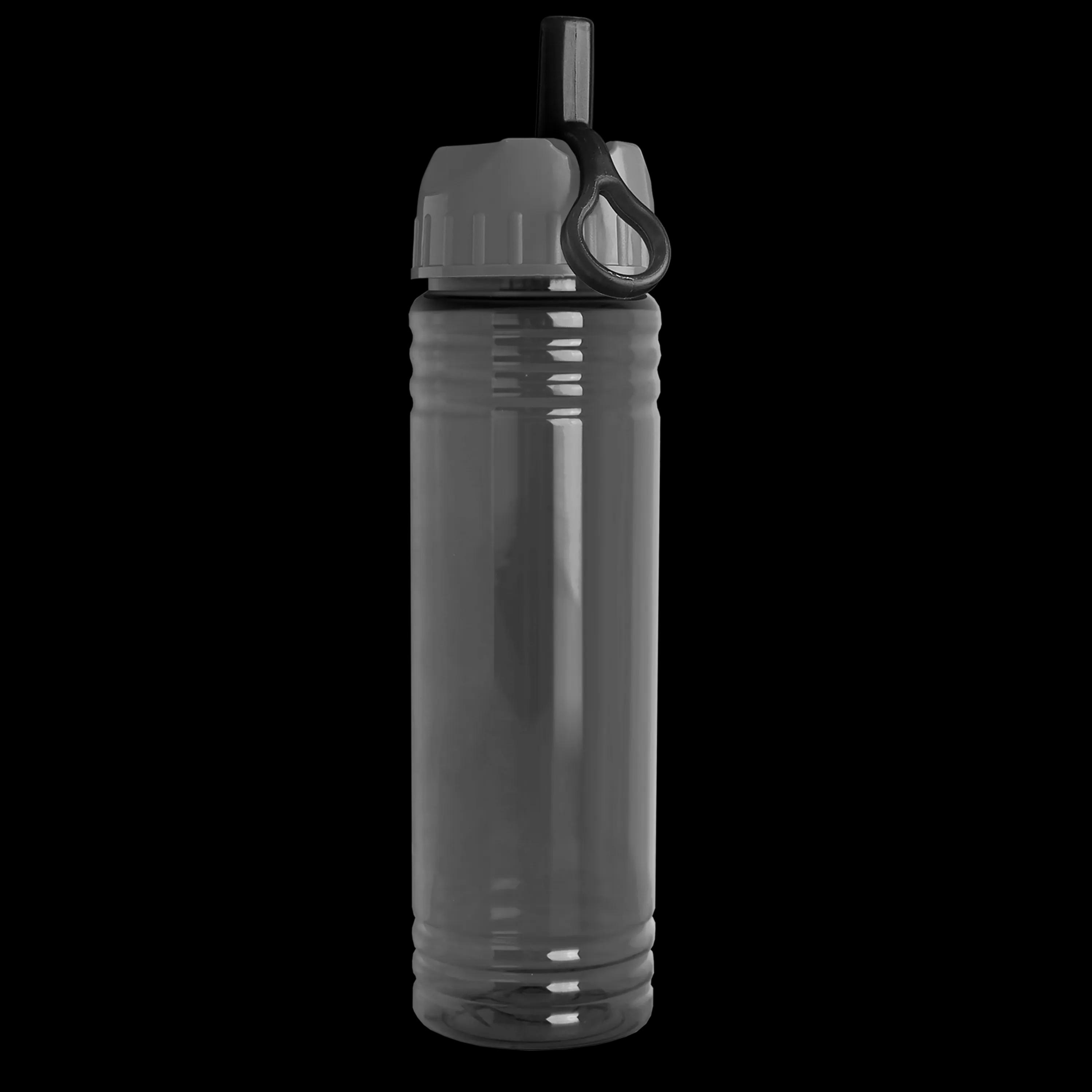 Garyline® Slim Fit RPET Bottle with Ring-Straw Lid - 24 oz. 3 of 48