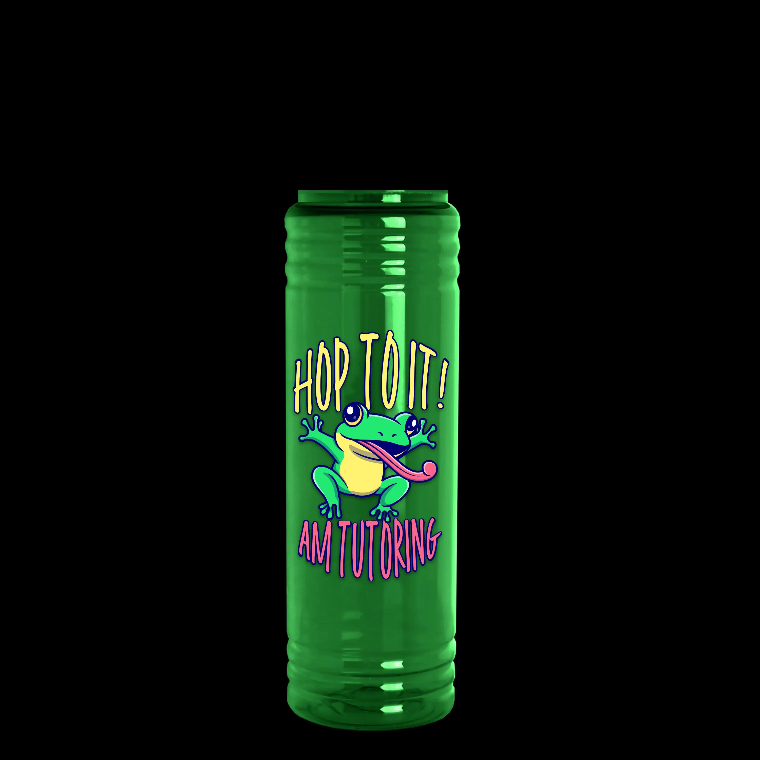 Garyline® Slim Fit RPET Bottle with Ring-Straw Lid - 24 oz. 19 of 48