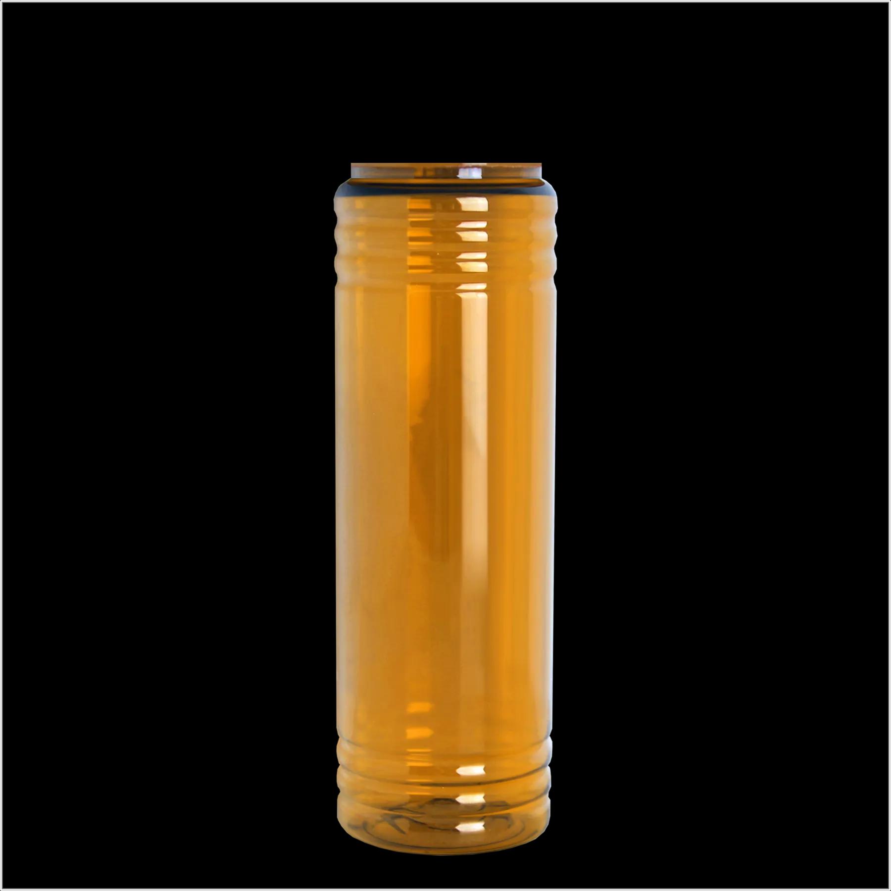 Garyline® Slim Fit RPET Bottle with Ring-Straw Lid - 24 oz. 32 of 48