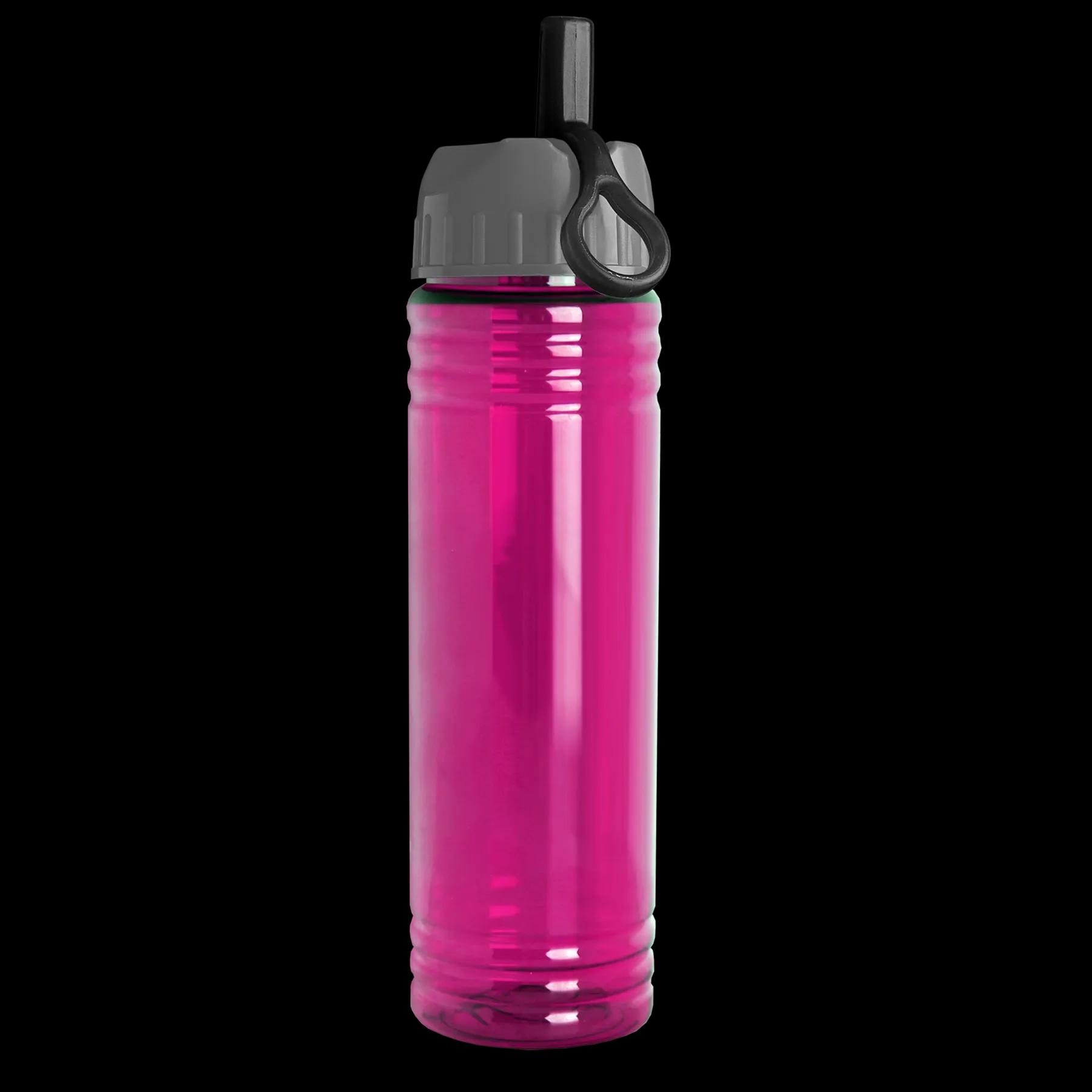 Garyline® Slim Fit RPET Bottle with Ring-Straw Lid - 24 oz. 22 of 48