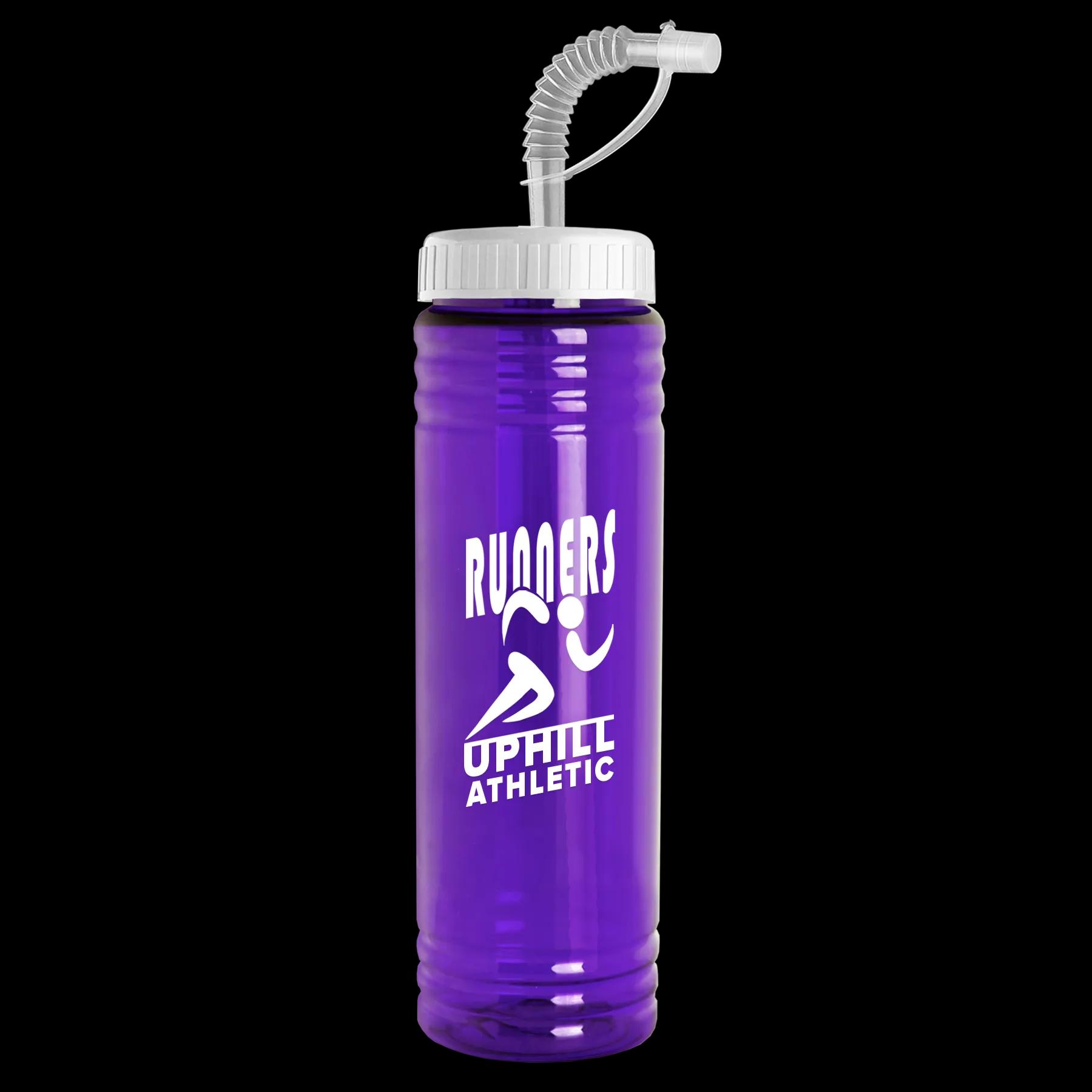 Garyline® Slim Fit RPET Bottle with Straw Lid - 24 oz. 208 of 233