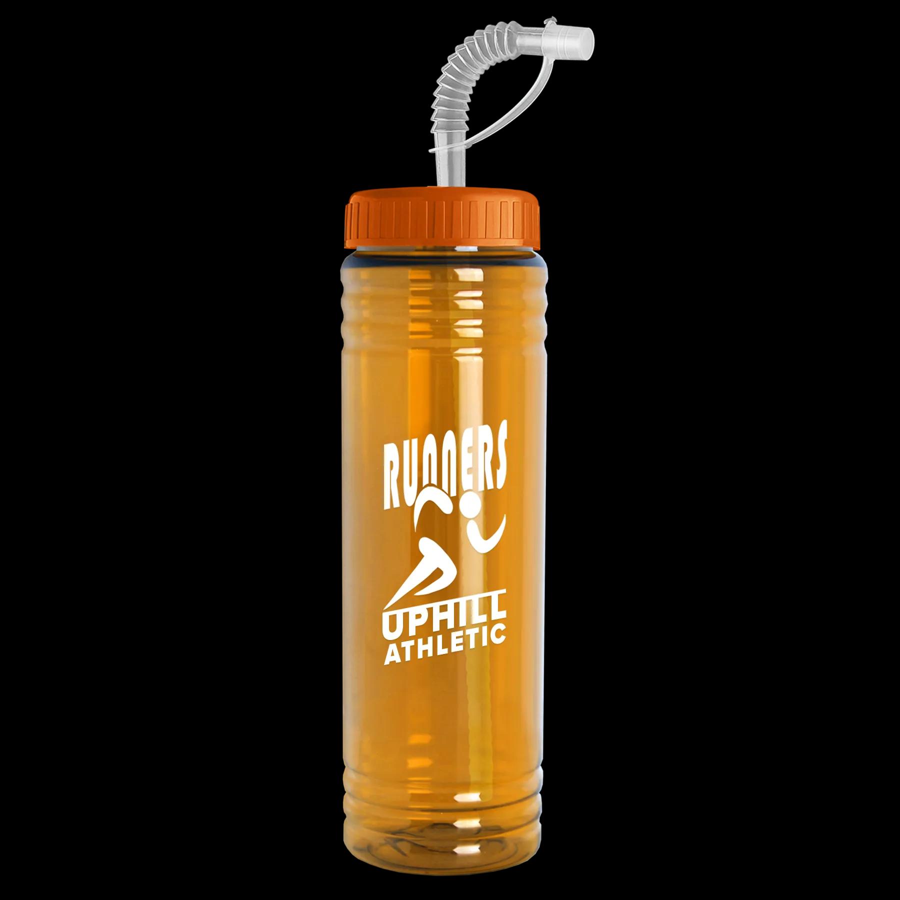 Garyline® Slim Fit RPET Bottle with Straw Lid - 24 oz. 182 of 233
