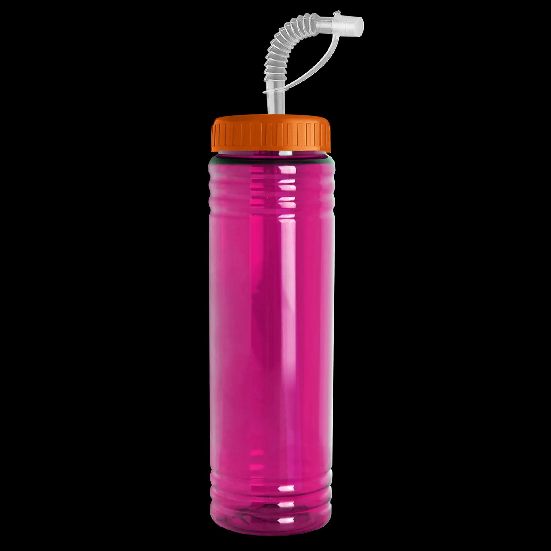 Garyline® Slim Fit RPET Bottle with Straw Lid - 24 oz. 134 of 233