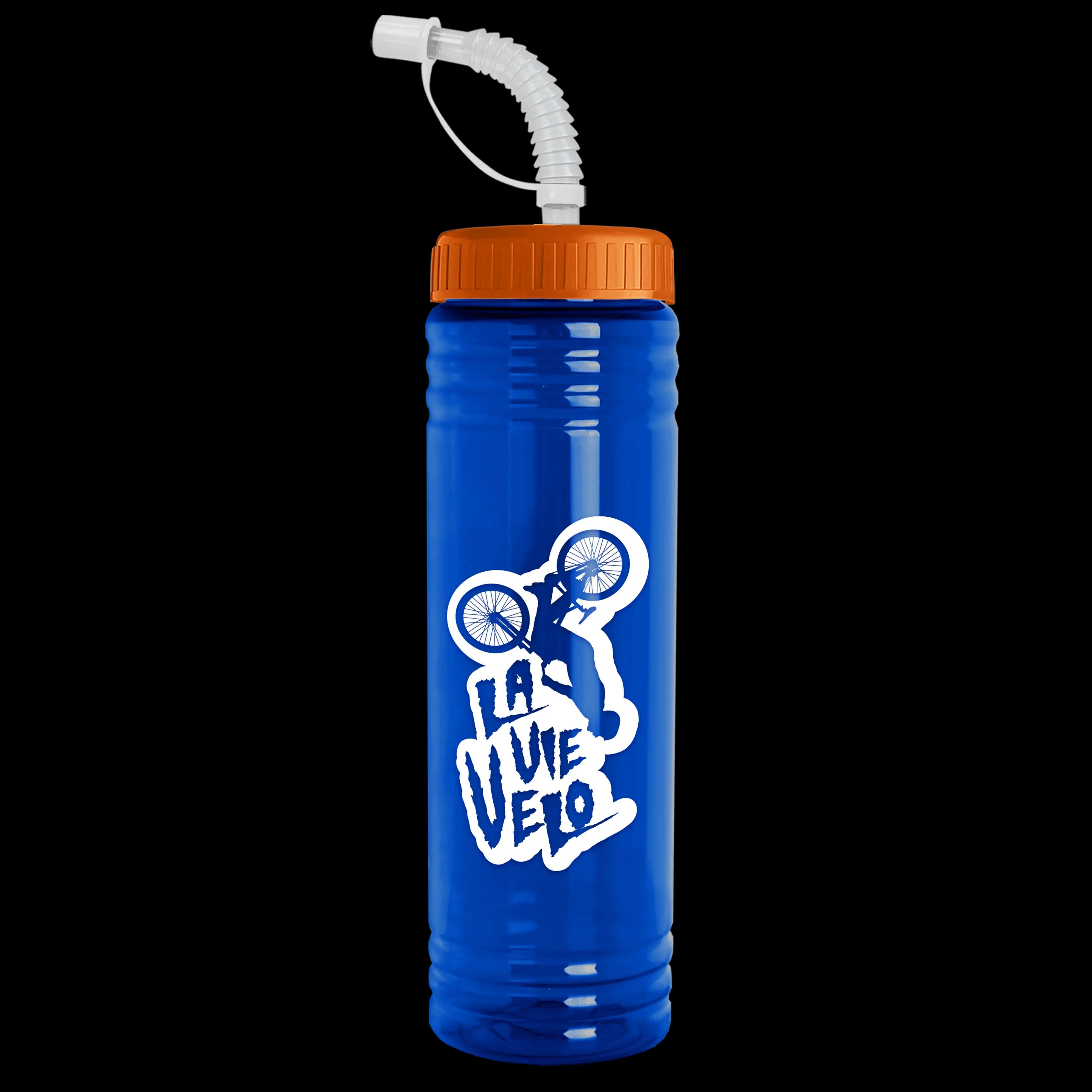 Garyline® Slim Fit RPET Bottle with Straw Lid - 24 oz. 5 of 233