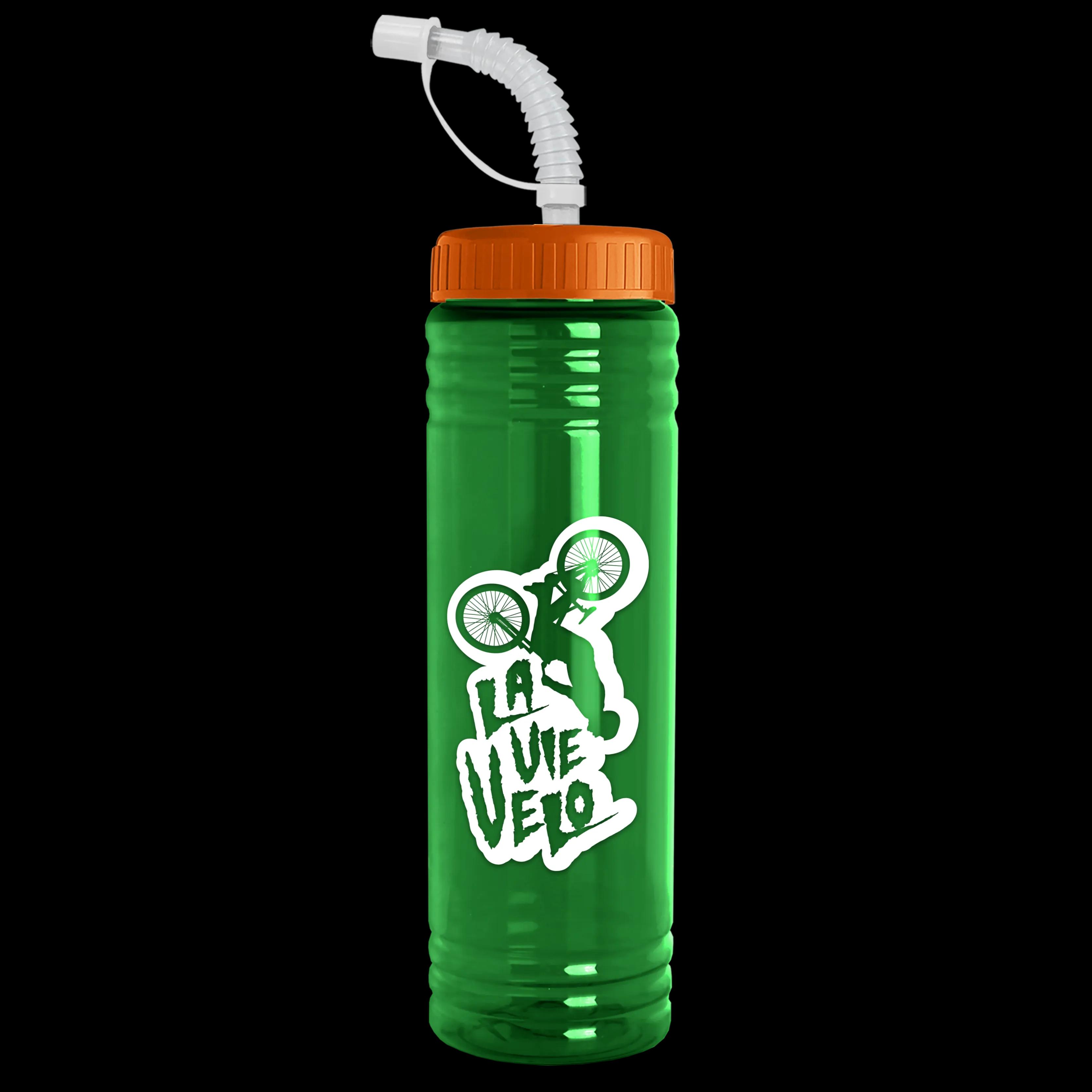 Garyline® Slim Fit RPET Bottle with Straw Lid - 24 oz. 79 of 233