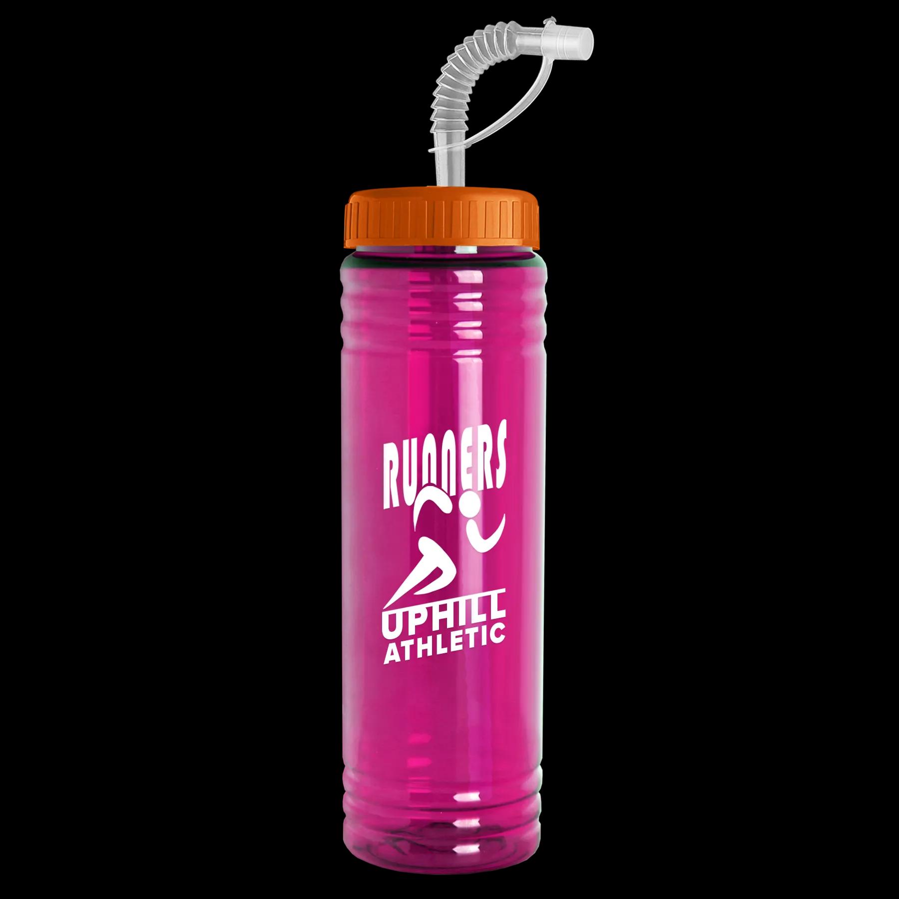 Garyline® Slim Fit RPET Bottle with Straw Lid - 24 oz. 166 of 233