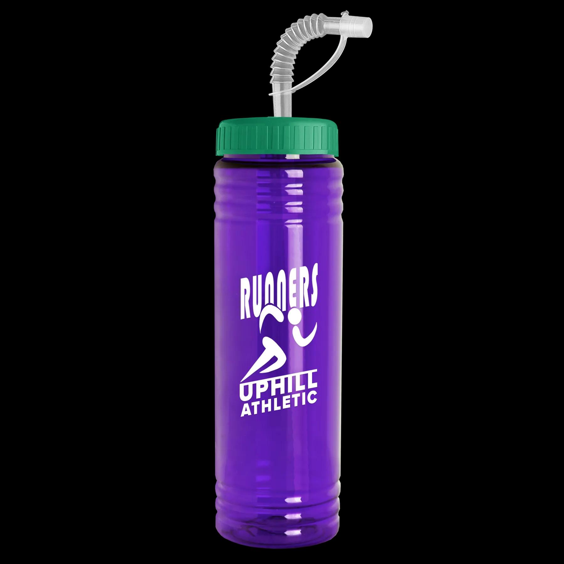 Garyline® Slim Fit RPET Bottle with Straw Lid - 24 oz. 204 of 233