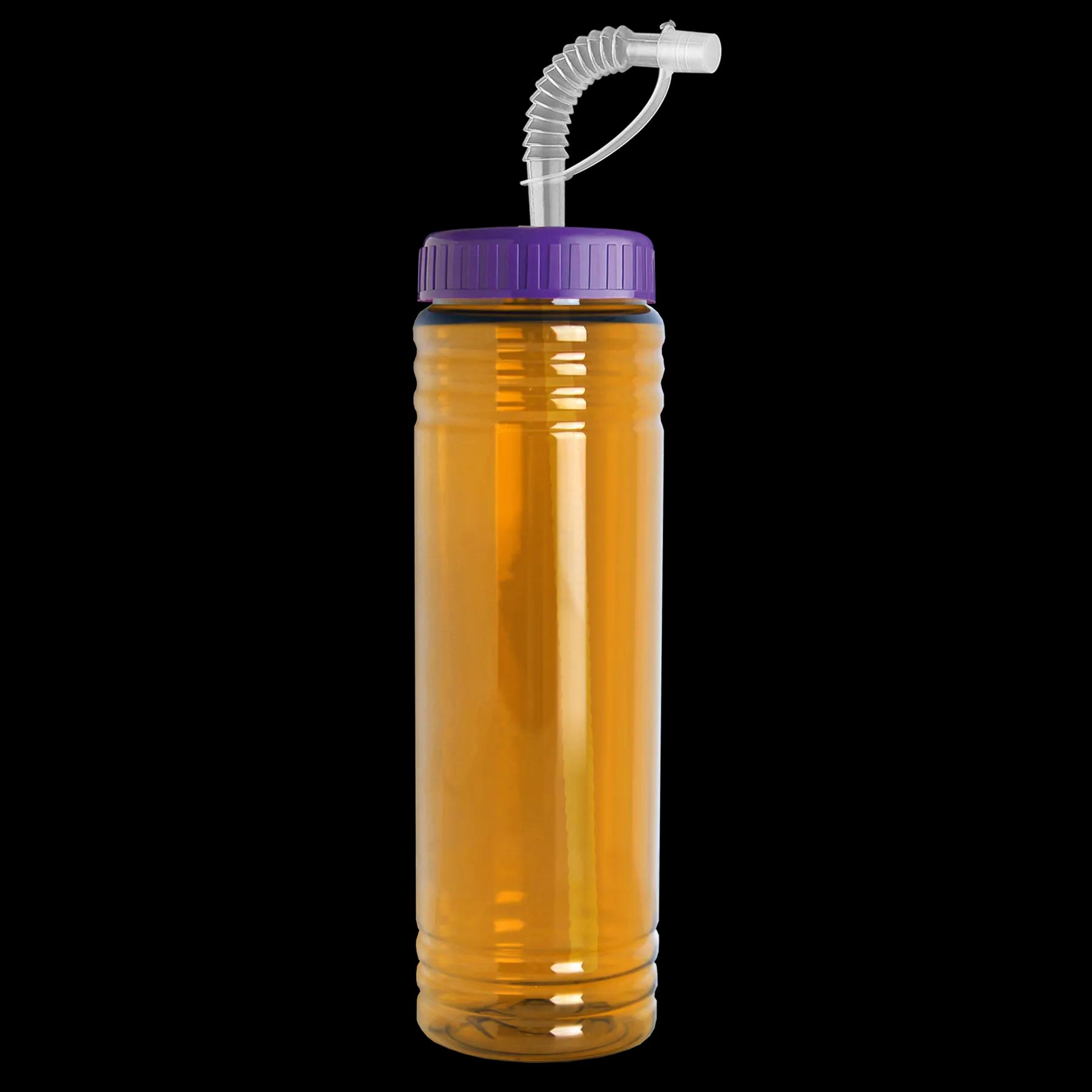 Garyline® Slim Fit RPET Bottle with Straw Lid - 24 oz. 146 of 233