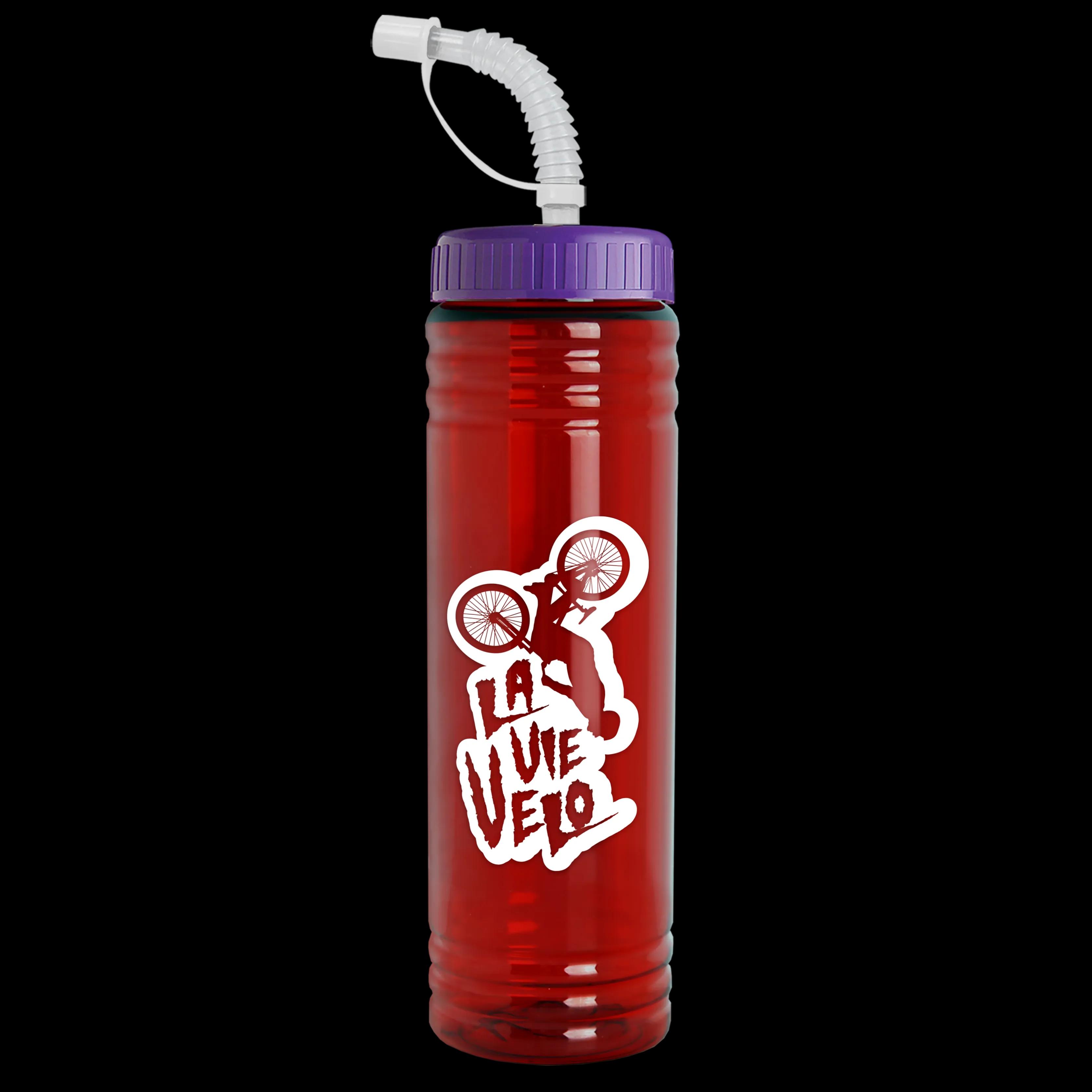 Garyline® Slim Fit RPET Bottle with Straw Lid - 24 oz. 103 of 233