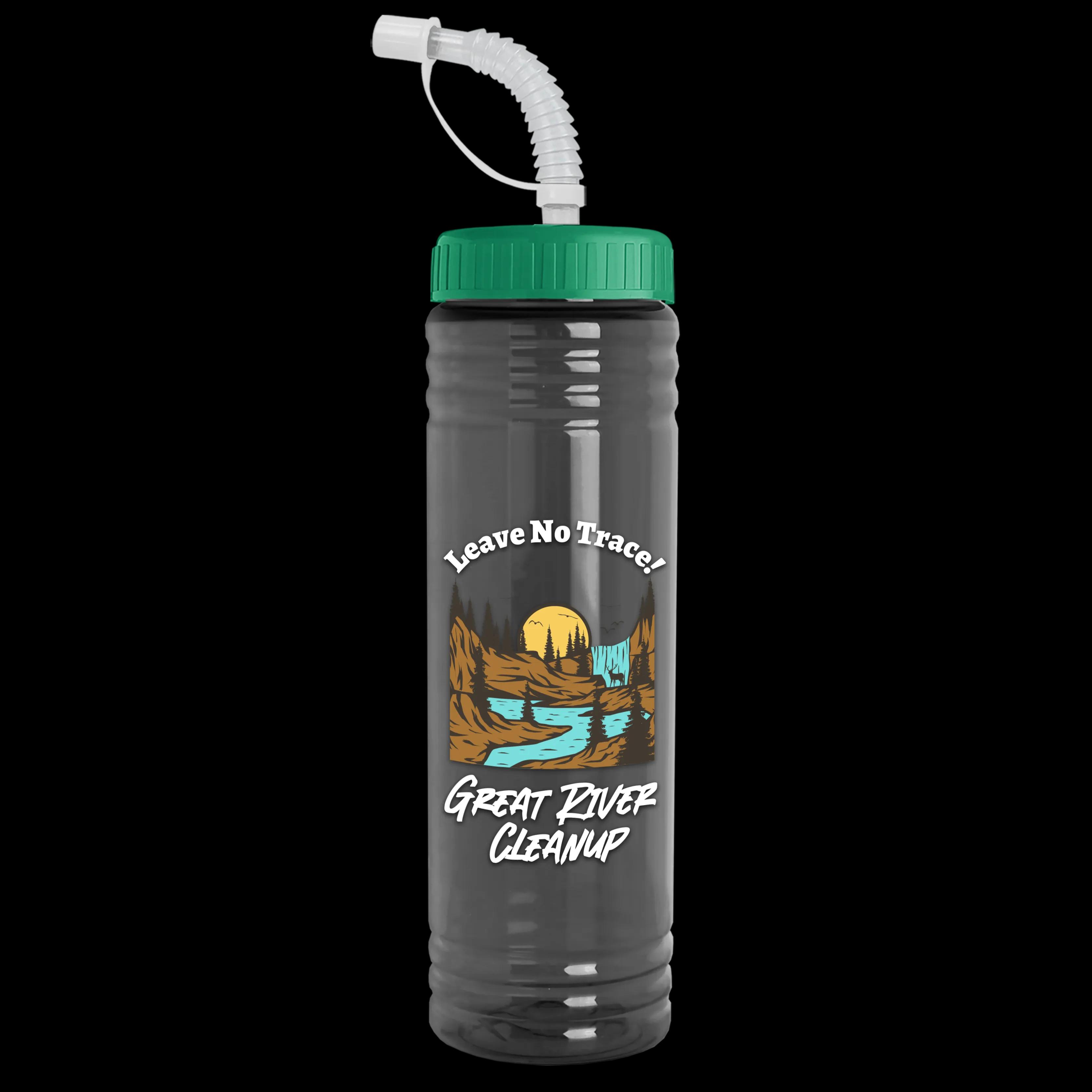 Garyline® Slim Fit RPET Bottle with Straw Lid - 24 oz. 57 of 233