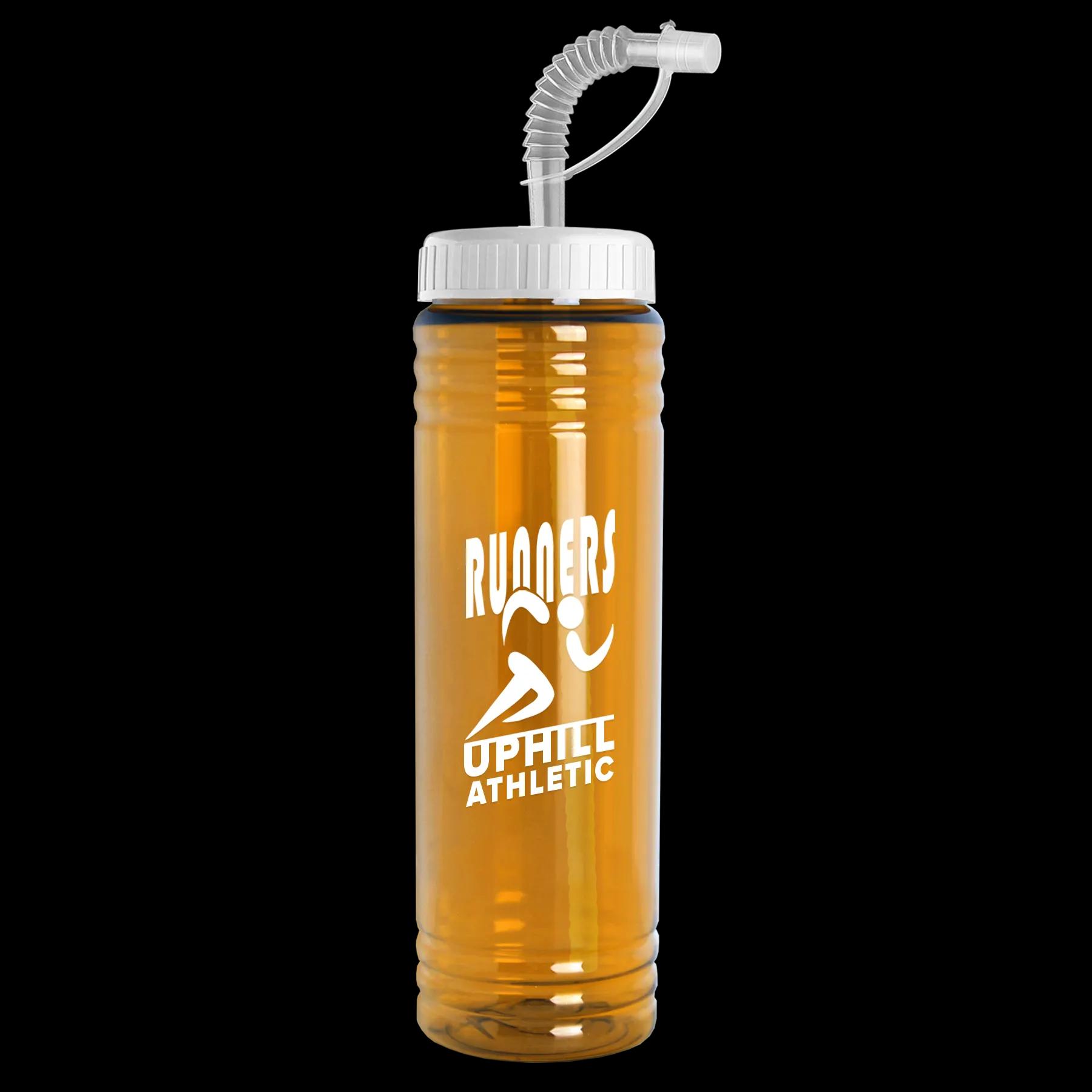 Garyline® Slim Fit RPET Bottle with Straw Lid - 24 oz. 192 of 233