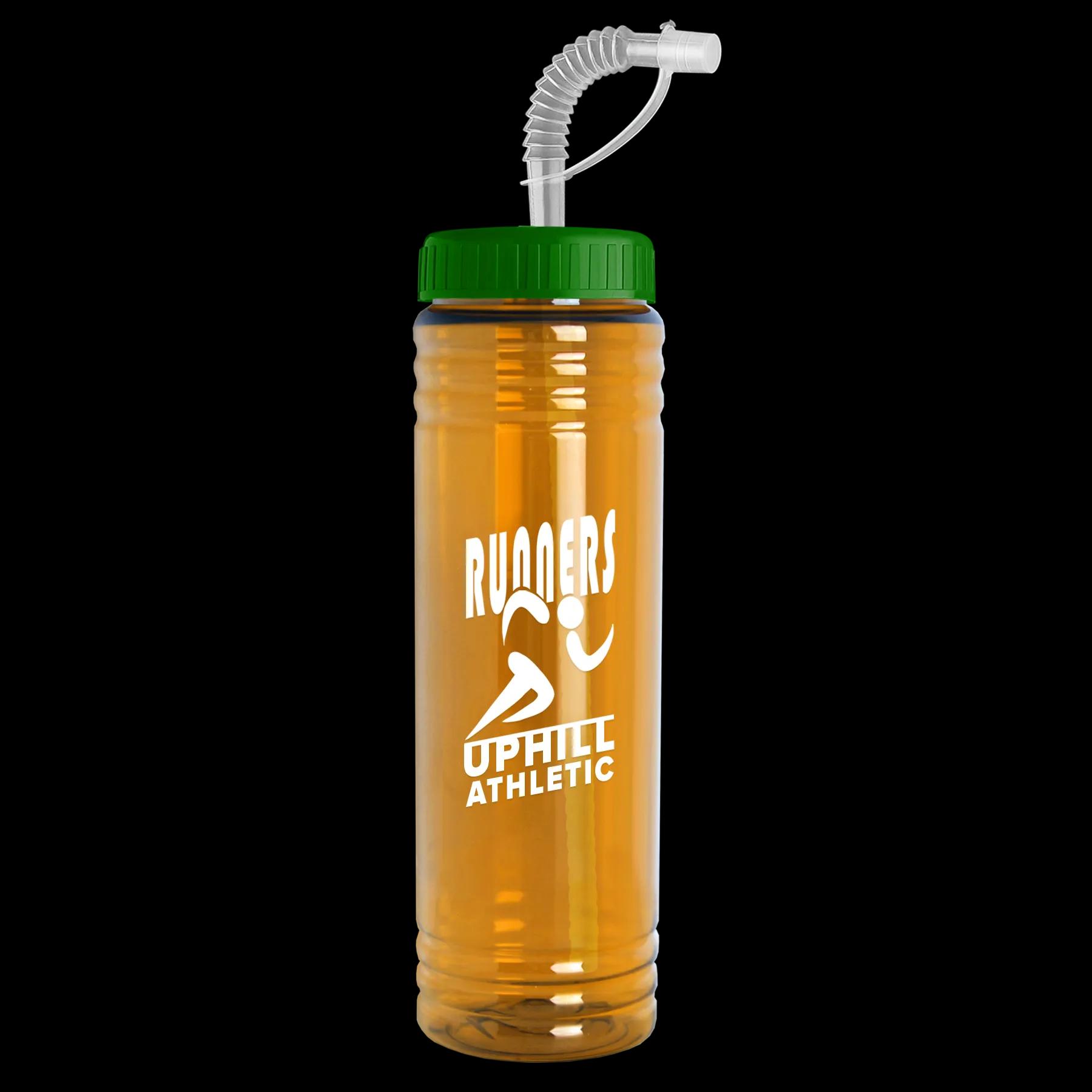Garyline® Slim Fit RPET Bottle with Straw Lid - 24 oz. 180 of 233