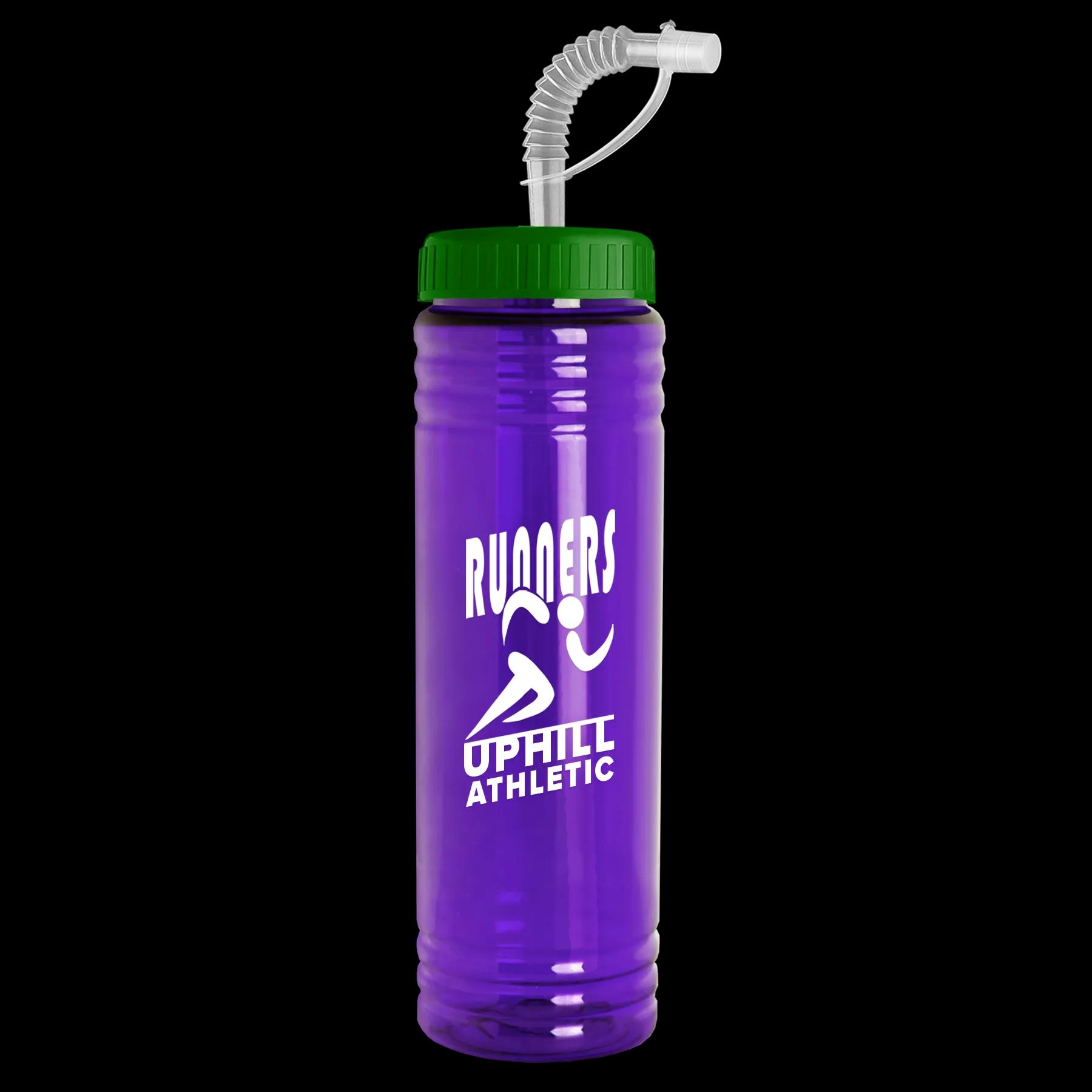 Garyline® Slim Fit RPET Bottle with Straw Lid - 24 oz. 196 of 233