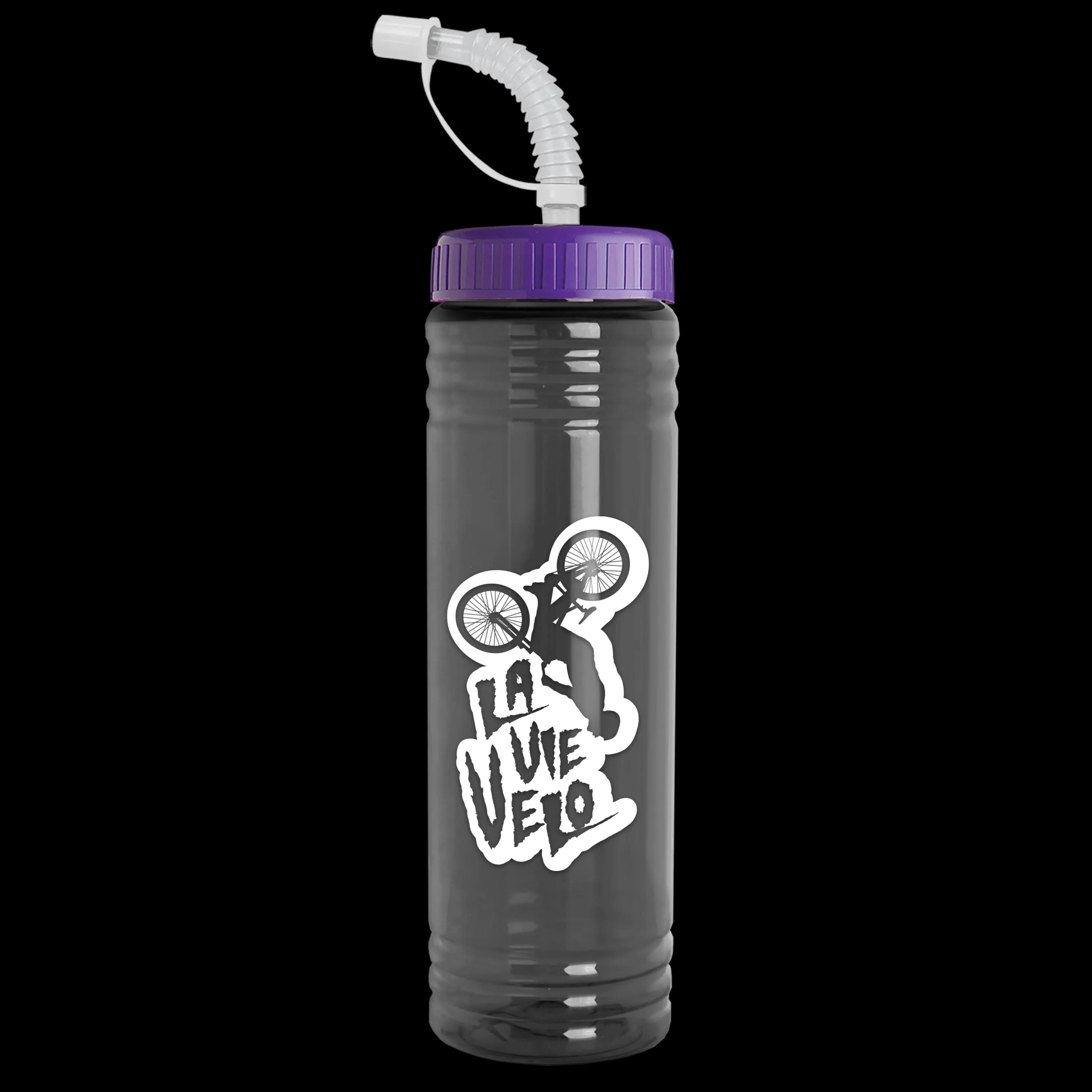 Garyline® Slim Fit RPET Bottle with Straw Lid - 24 oz. 9 of 233