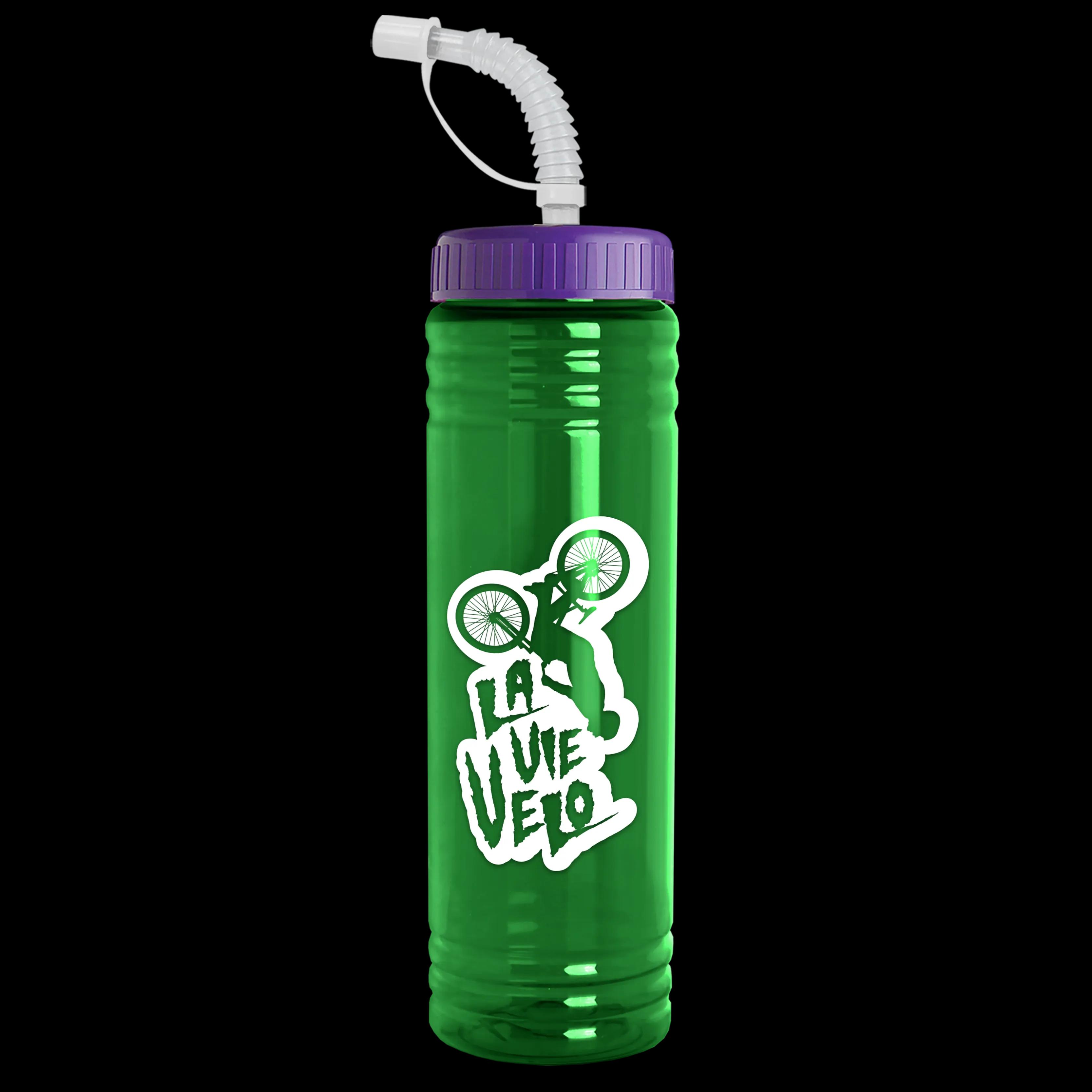 Garyline® Slim Fit RPET Bottle with Straw Lid - 24 oz. 86 of 233