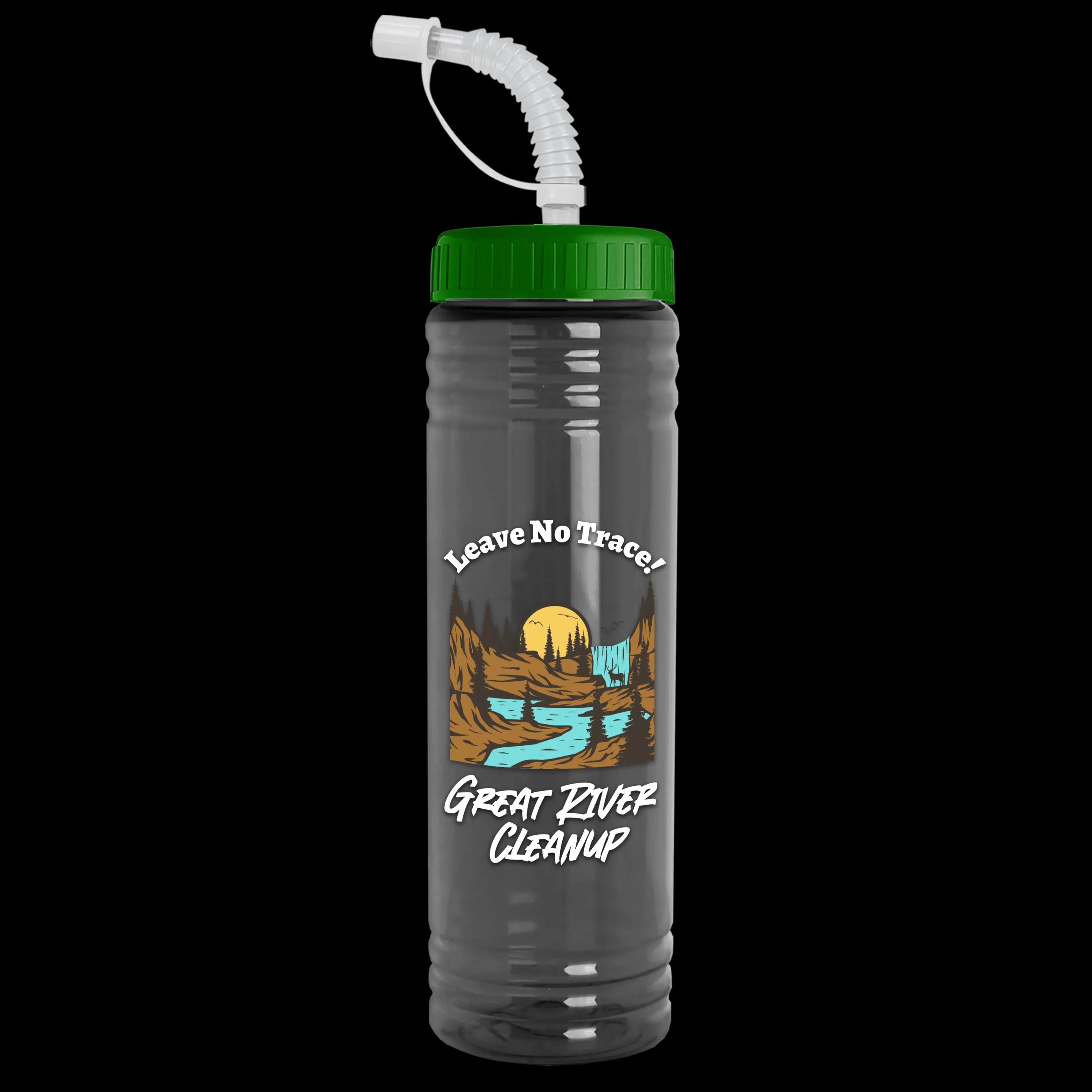 Garyline® Slim Fit RPET Bottle with Straw Lid - 24 oz. 12 of 233
