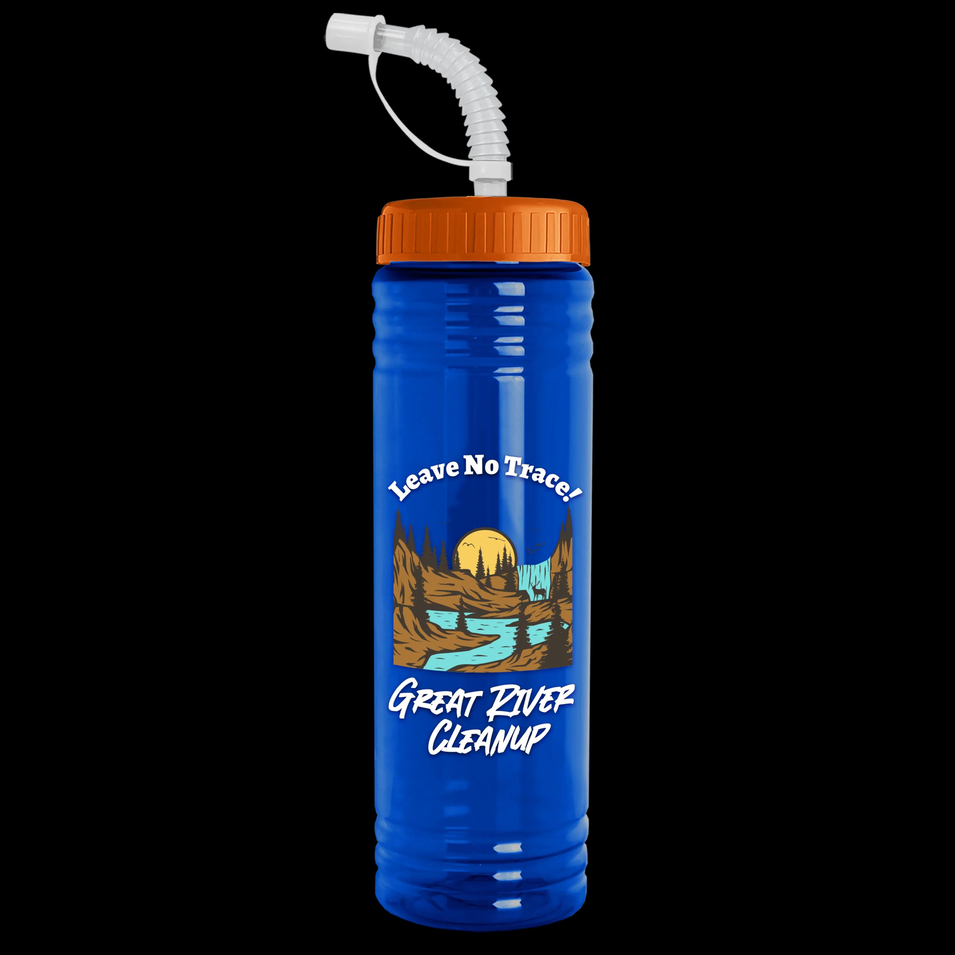 Garyline® Slim Fit RPET Bottle with Straw Lid - 24 oz. 65 of 233