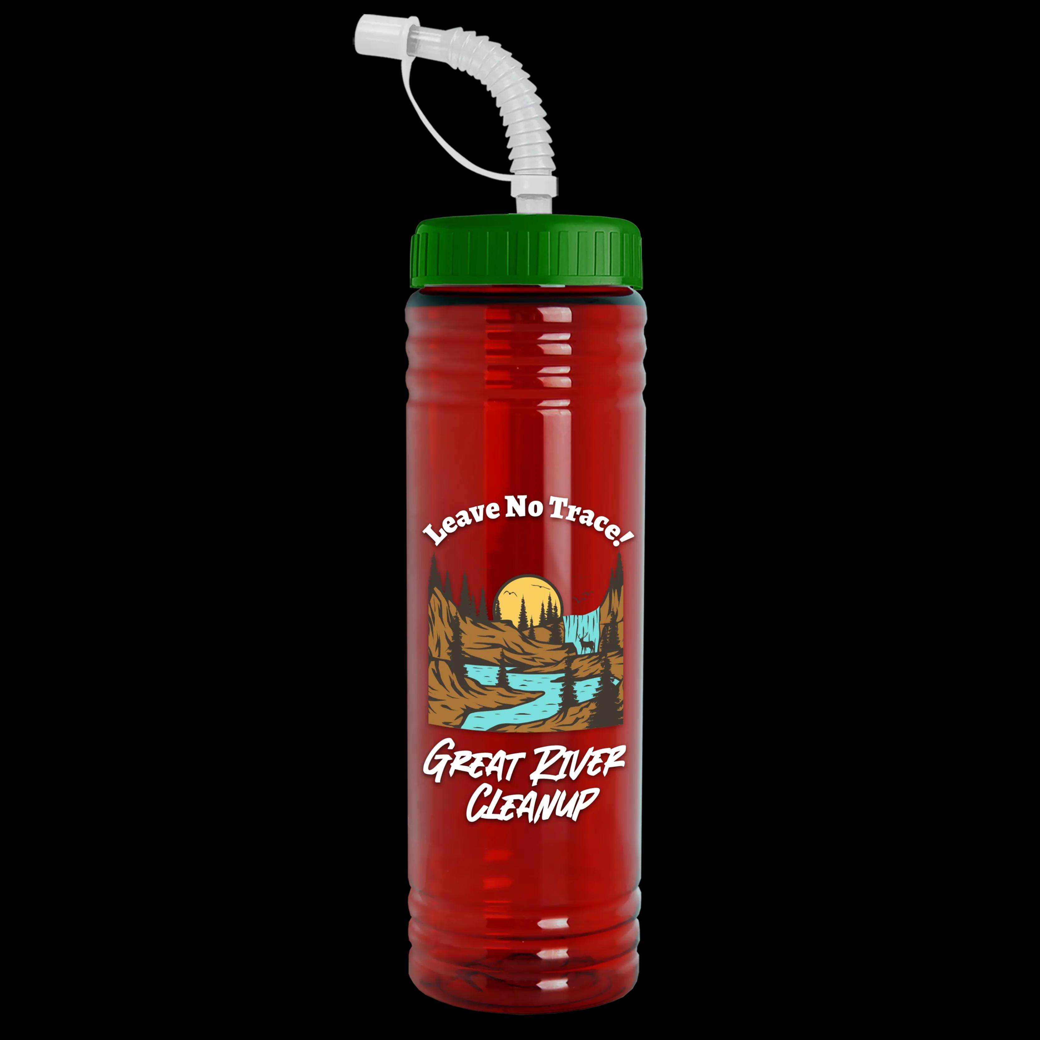 Garyline® Slim Fit RPET Bottle with Straw Lid - 24 oz. 93 of 233