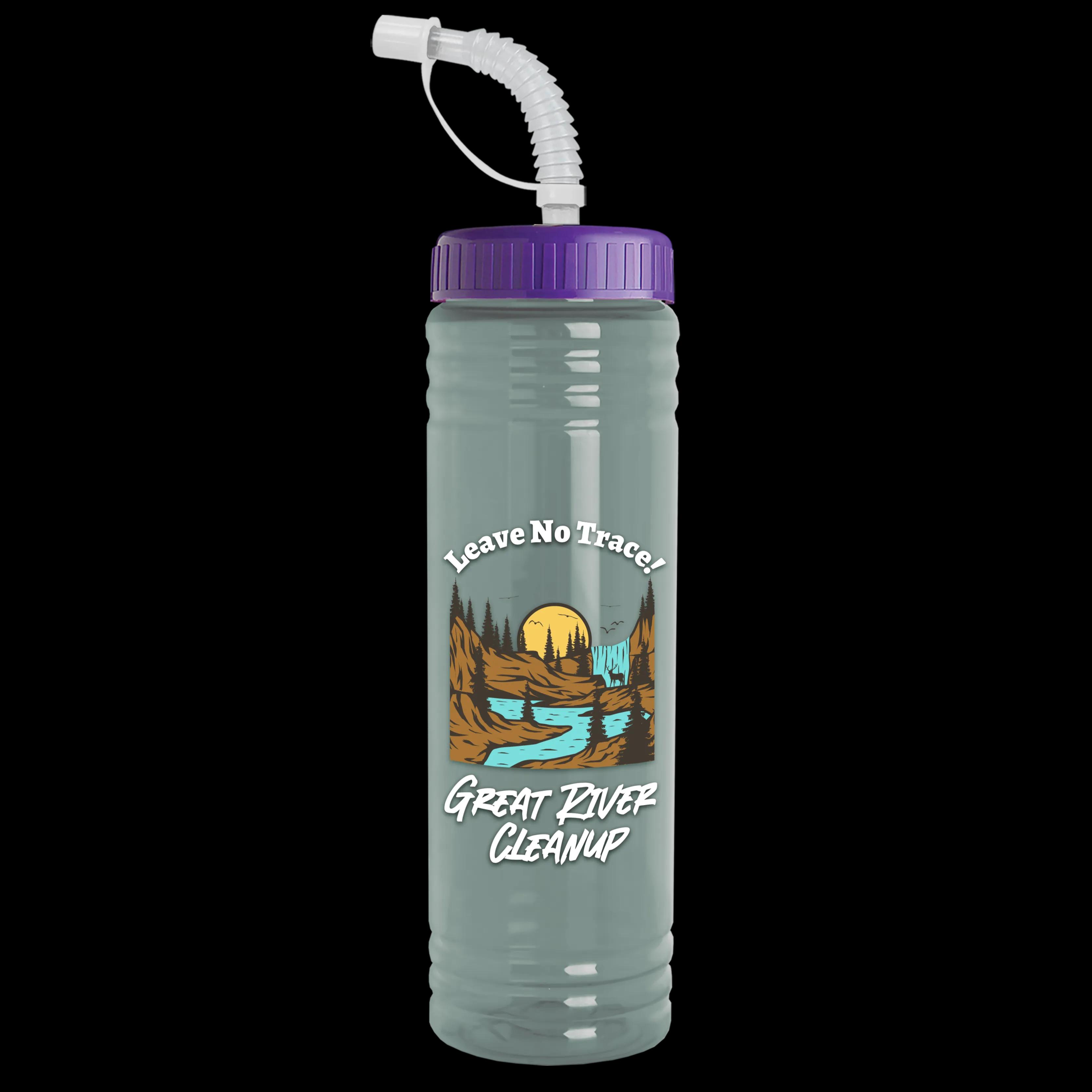 Garyline® Slim Fit RPET Bottle with Straw Lid - 24 oz. 44 of 233