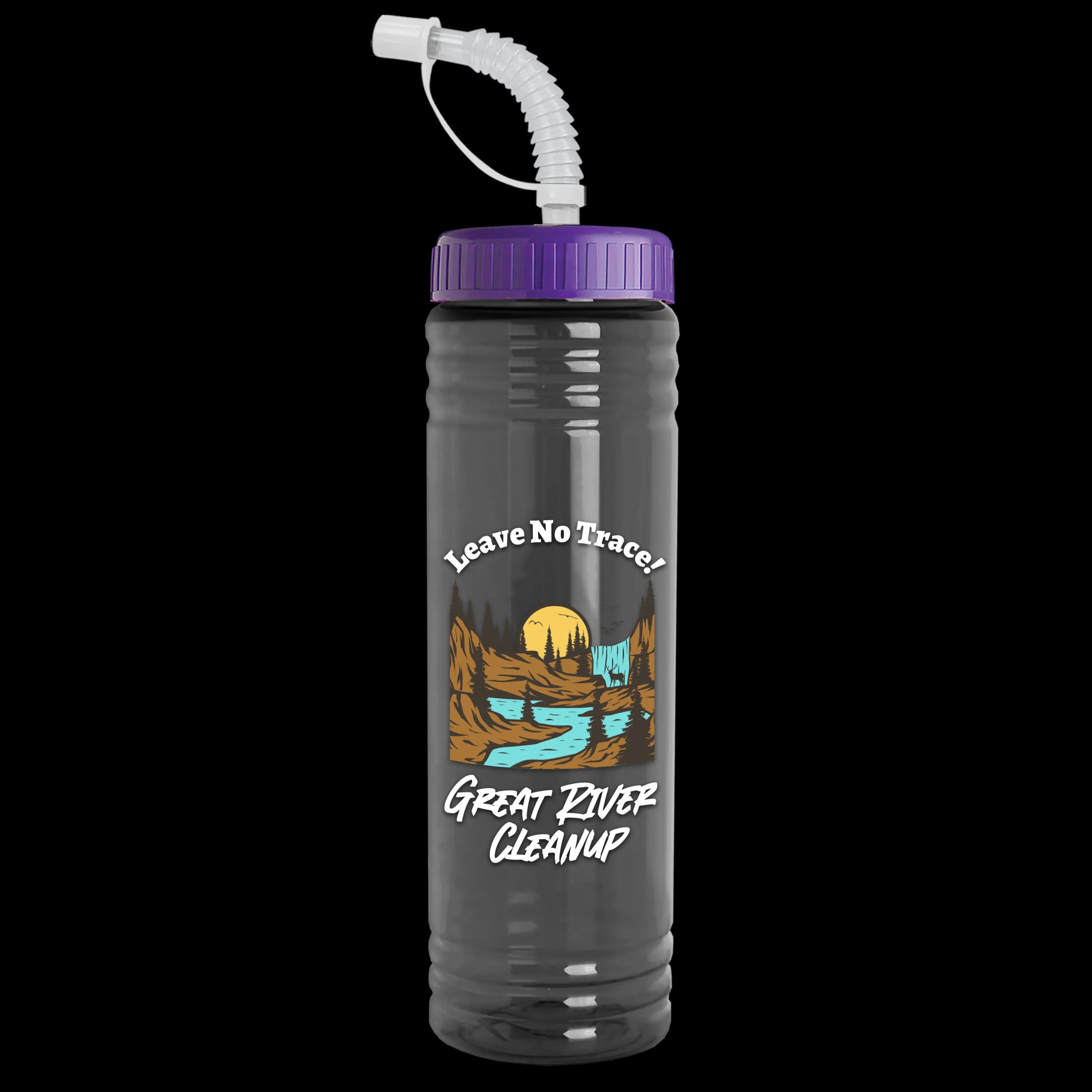 Garyline® Slim Fit RPET Bottle with Straw Lid - 24 oz. 58 of 233