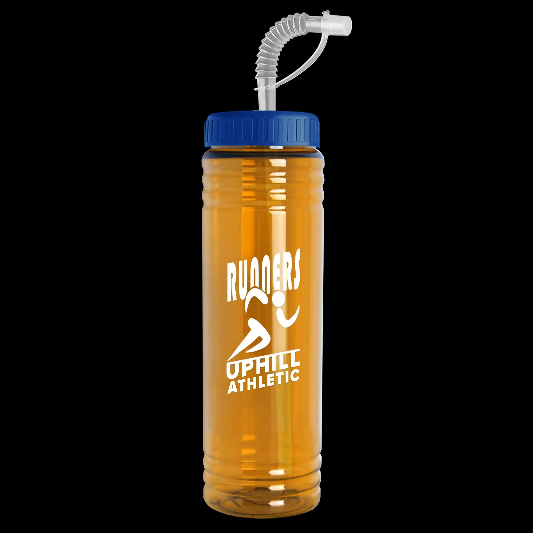 Garyline® Slim Fit RPET Bottle with Straw Lid - 24 oz. 186 of 233