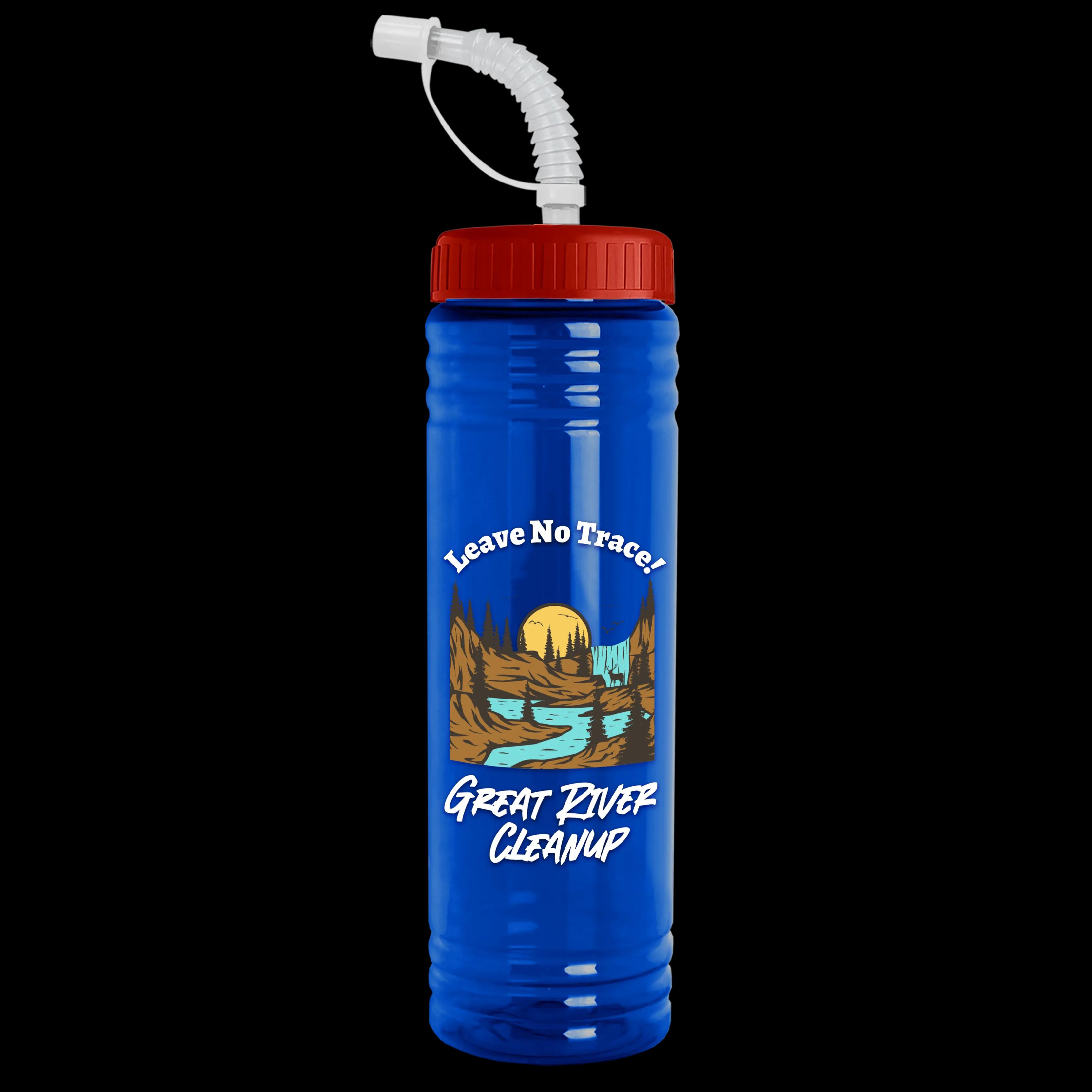 Garyline® Slim Fit RPET Bottle with Straw Lid - 24 oz. 67 of 233