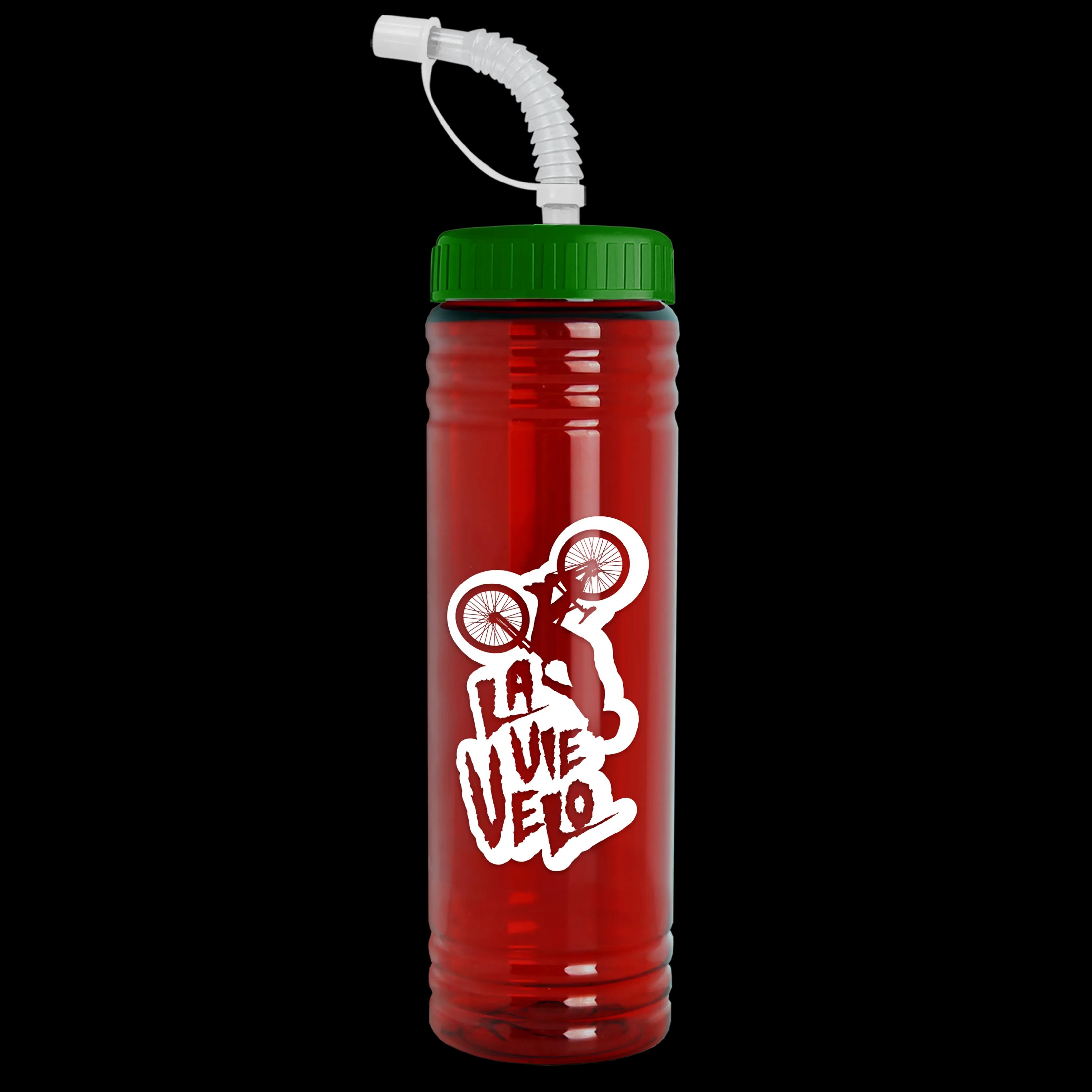 Garyline® Slim Fit RPET Bottle with Straw Lid - 24 oz. 92 of 233