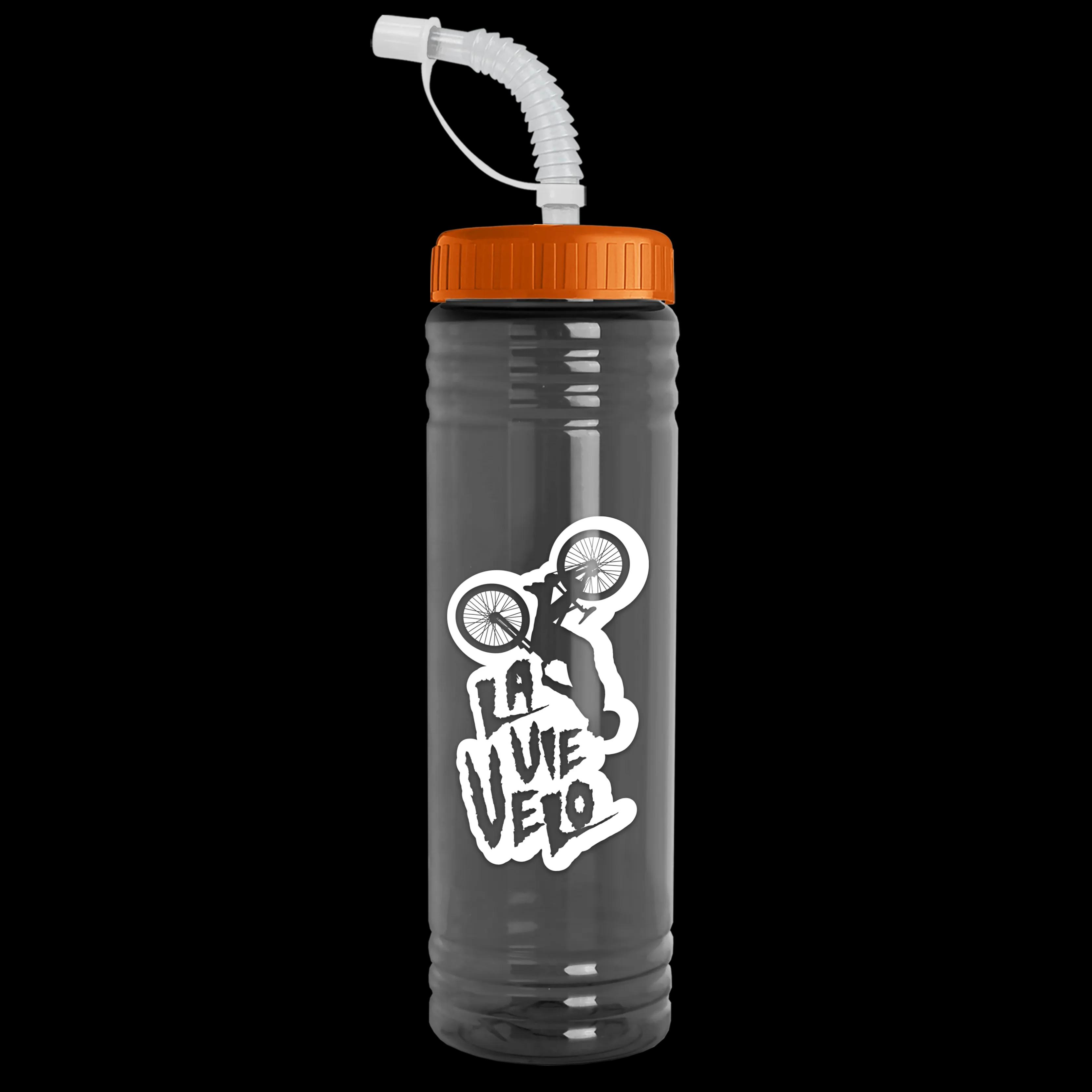 Garyline® Slim Fit RPET Bottle with Straw Lid - 24 oz. 50 of 233