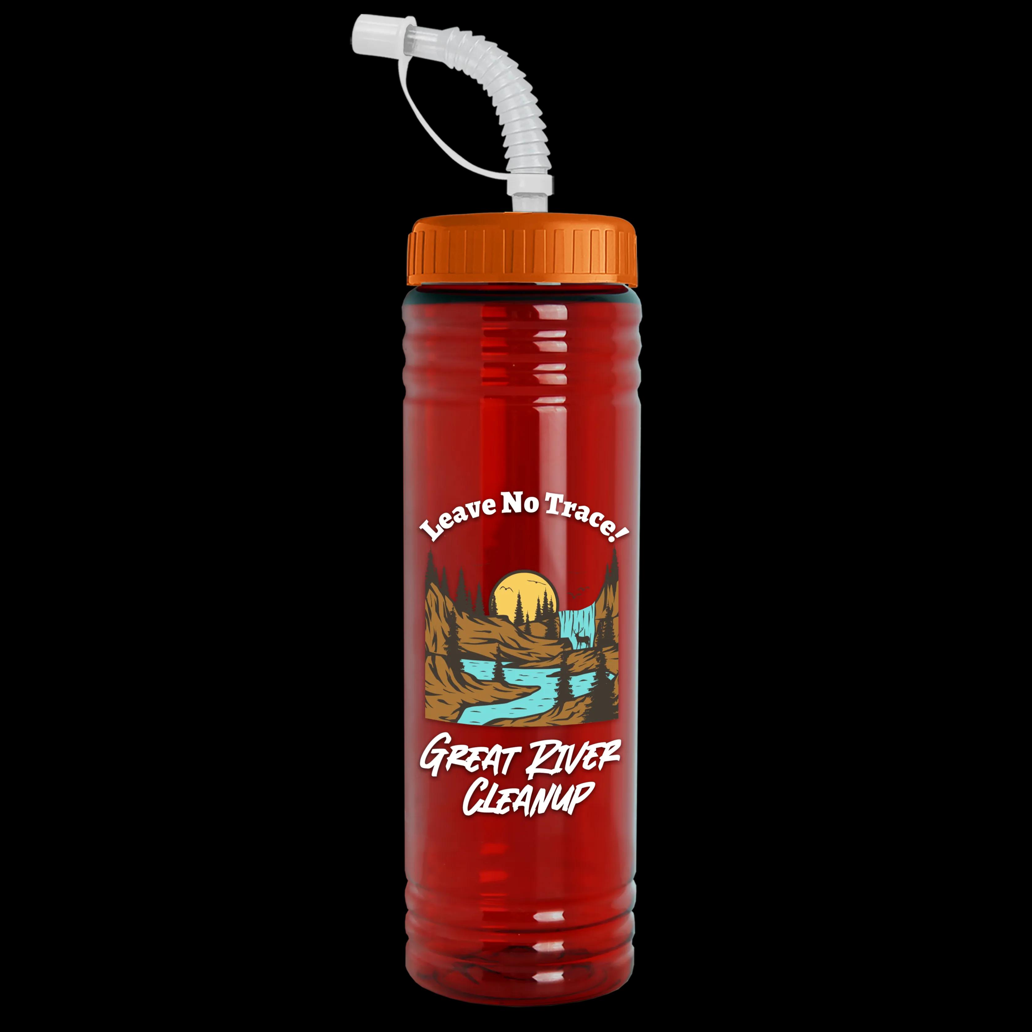 Garyline® Slim Fit RPET Bottle with Straw Lid - 24 oz. 95 of 233