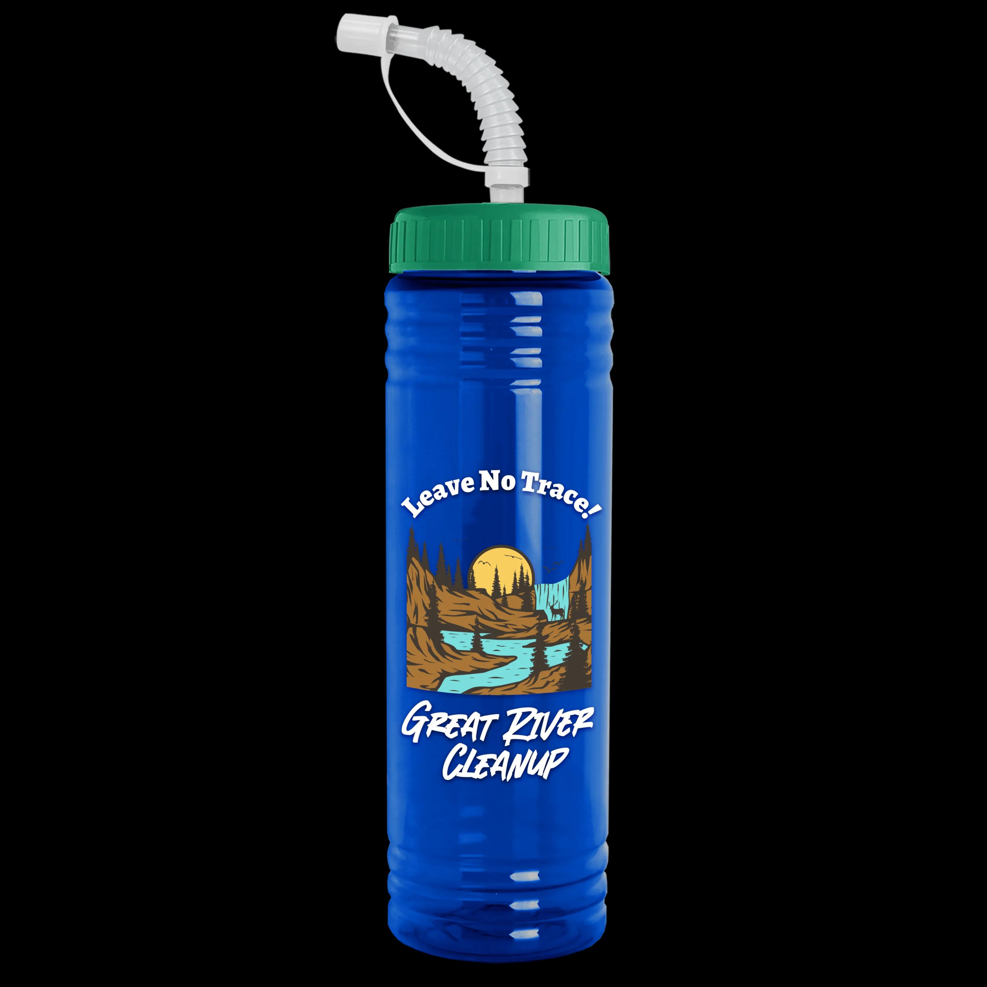 Garyline® Slim Fit RPET Bottle with Straw Lid - 24 oz. 71 of 233
