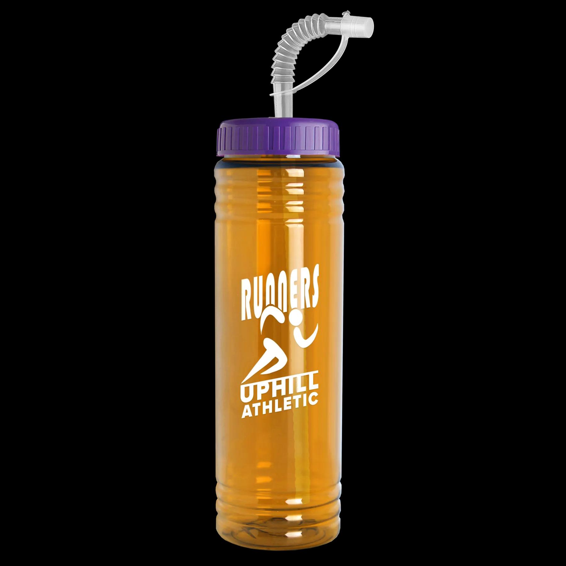 Garyline® Slim Fit RPET Bottle with Straw Lid - 24 oz. 190 of 233