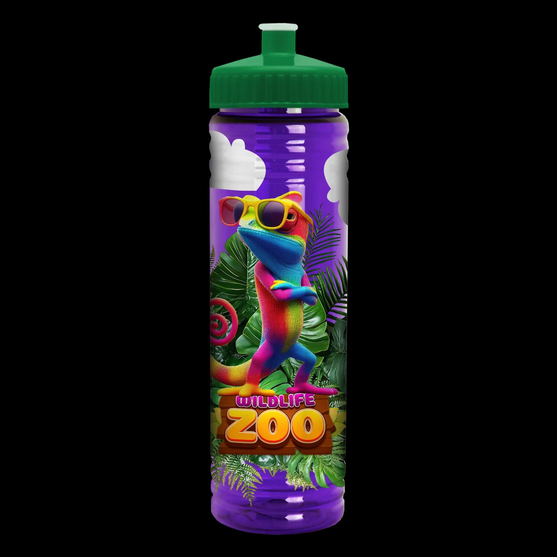 Garyline® Slim Fit RPET Bottle with Push-Pull Lid - 24 oz. 310 of 366