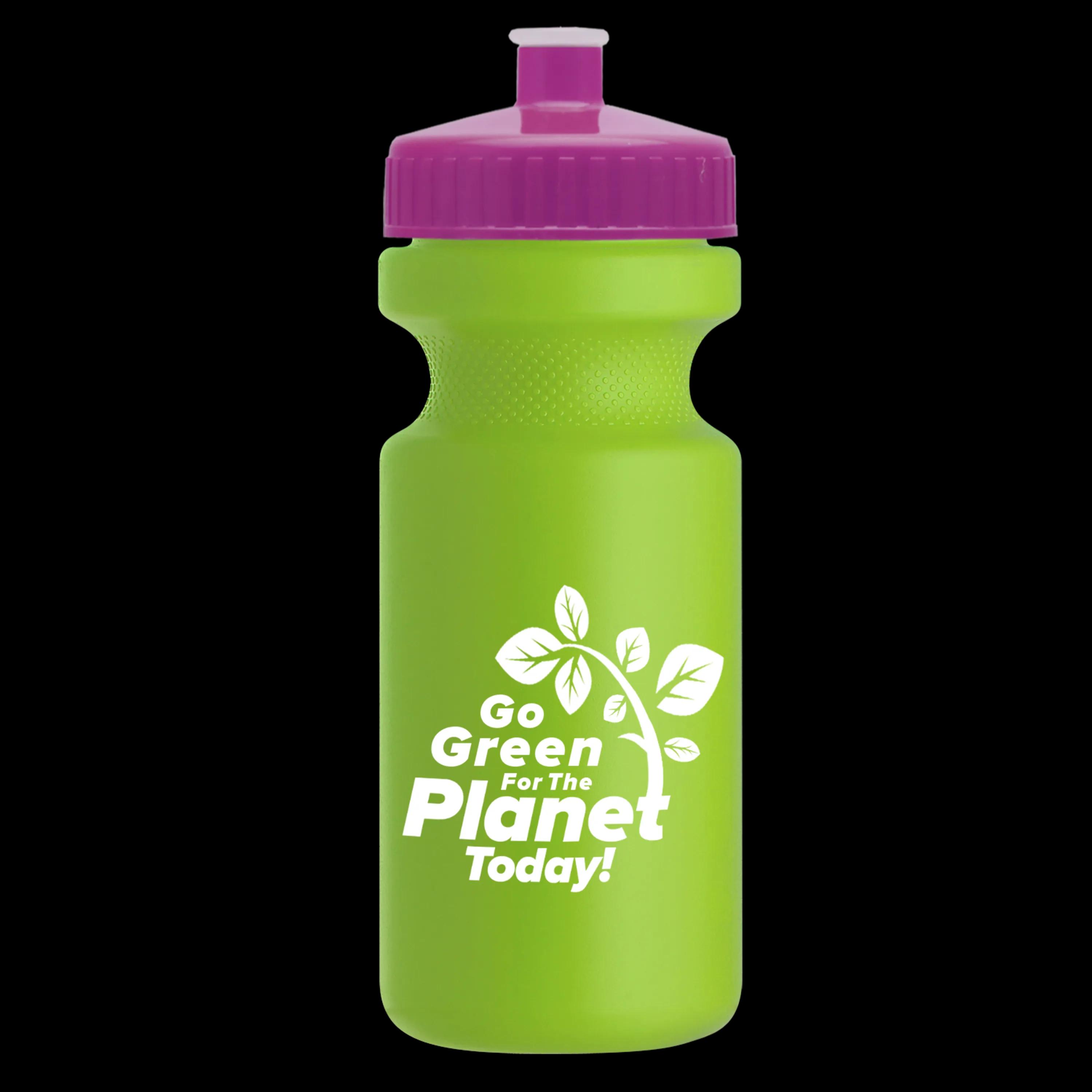 Garyline® Recycled Bike Bottle with Push-Pull Lid - 22 oz. 196 of 347