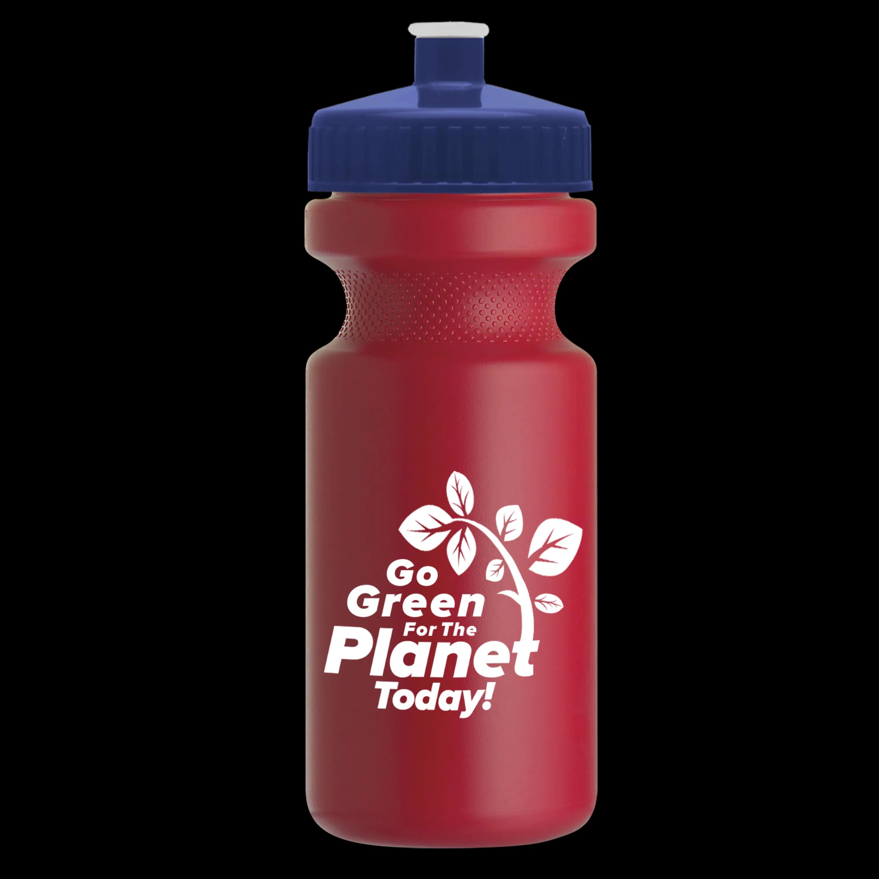 Garyline® Recycled Bike Bottle with Push-Pull Lid - 22 oz. 247 of 347