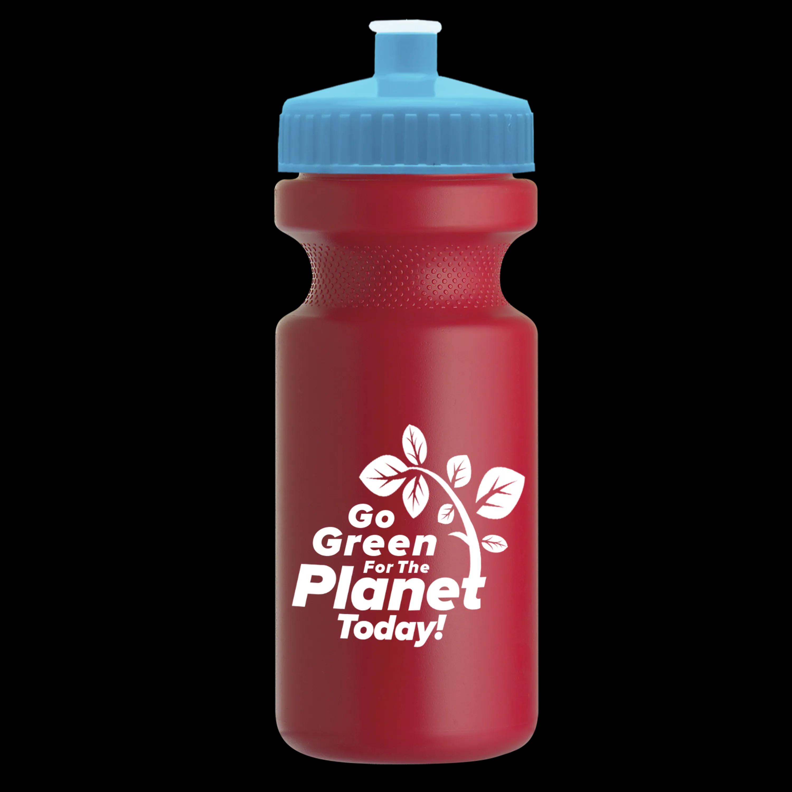 Garyline® Recycled Bike Bottle with Push-Pull Lid - 22 oz. 239 of 347