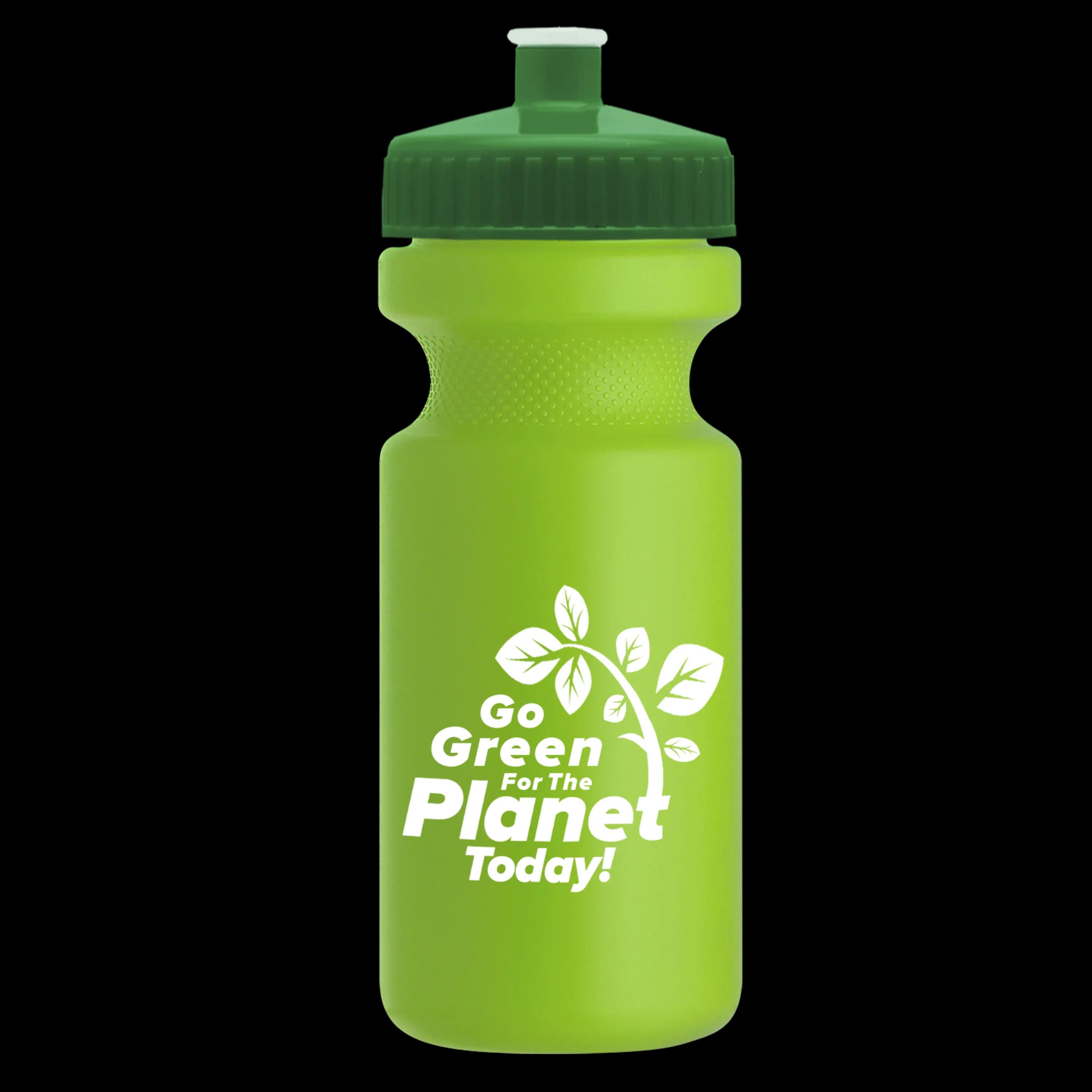 Garyline® Recycled Bike Bottle with Push-Pull Lid - 22 oz. 195 of 347