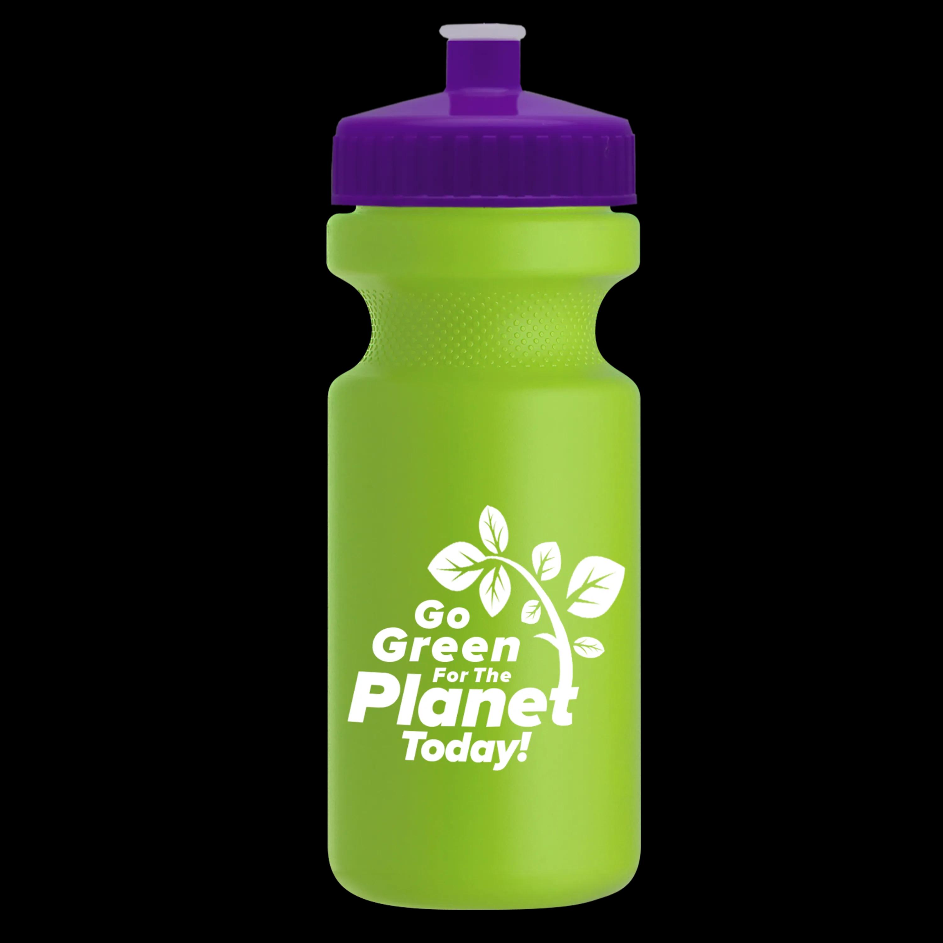 Garyline® Recycled Bike Bottle with Push-Pull Lid - 22 oz. 208 of 347