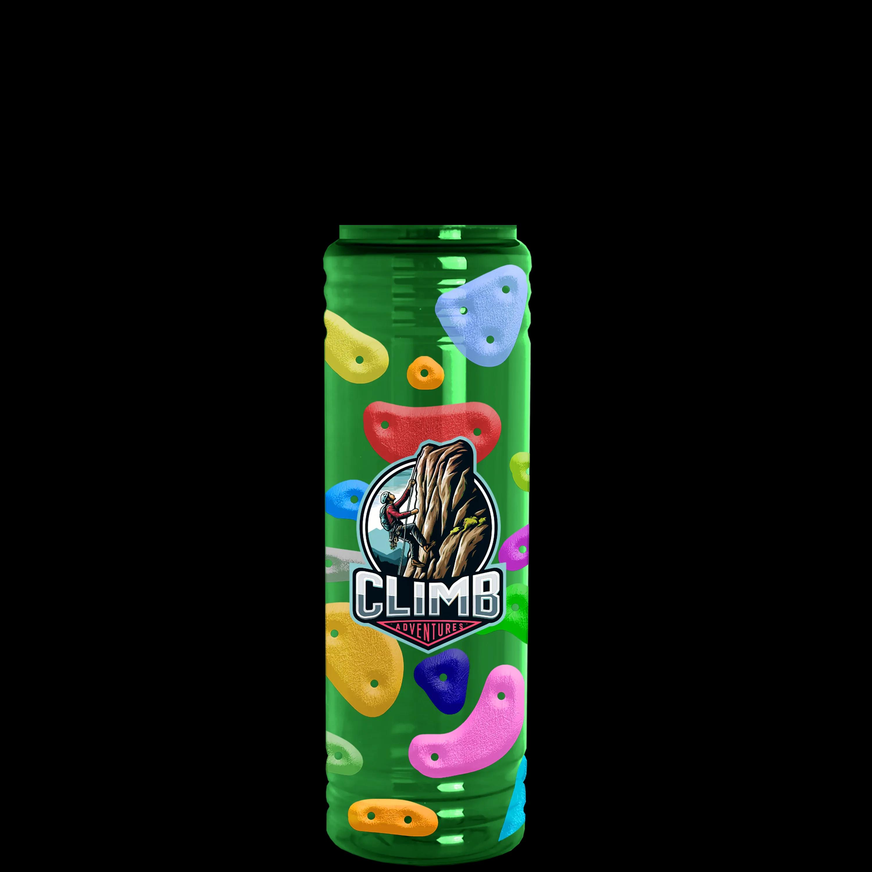 Garyline® Slim Fit RPET Bottle with Flip-Straw, Swivel-Handle Lid - 24 oz. 31 of 45