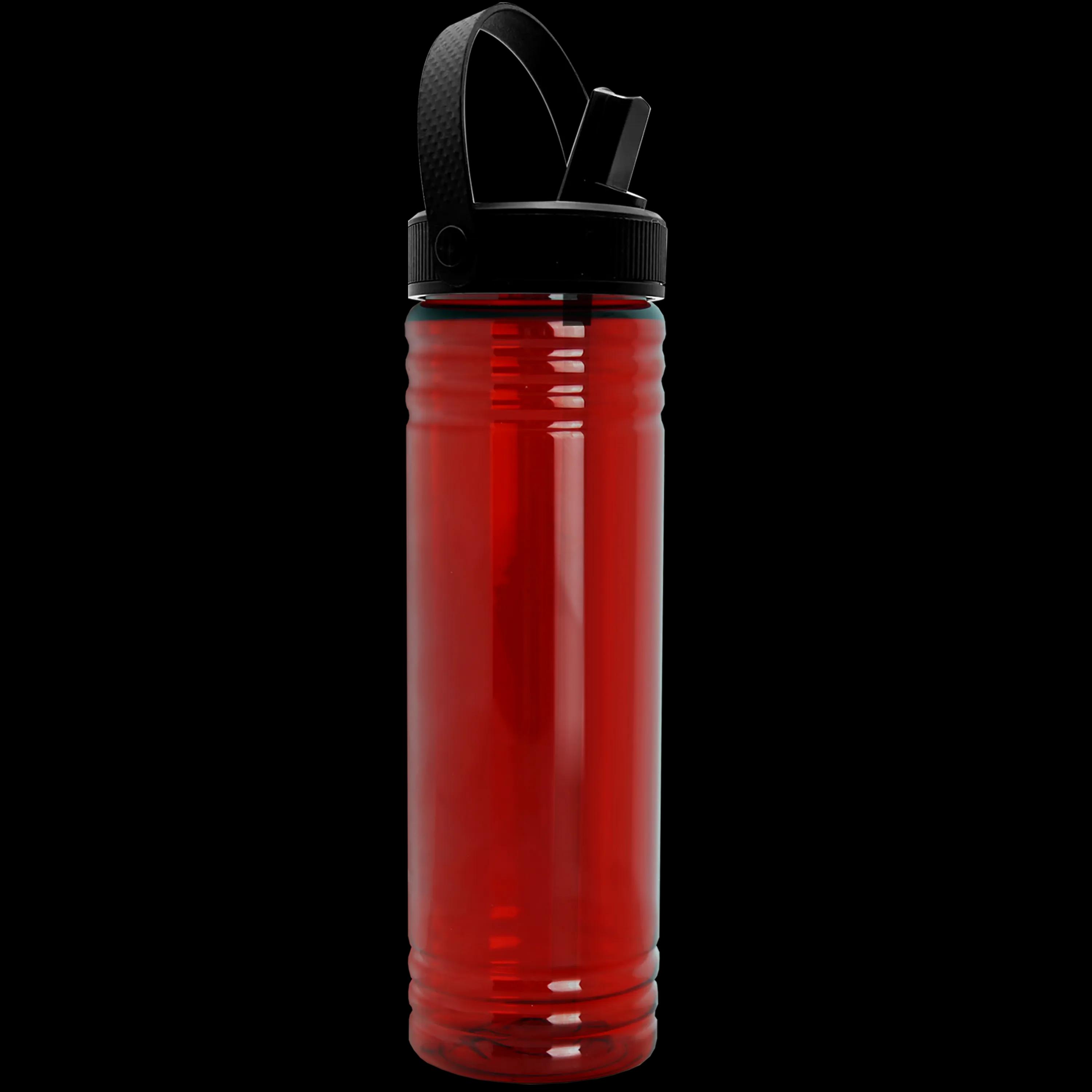 Garyline® Slim Fit RPET Bottle with Flip-Straw, Swivel-Handle Lid - 24 oz. 4 of 45