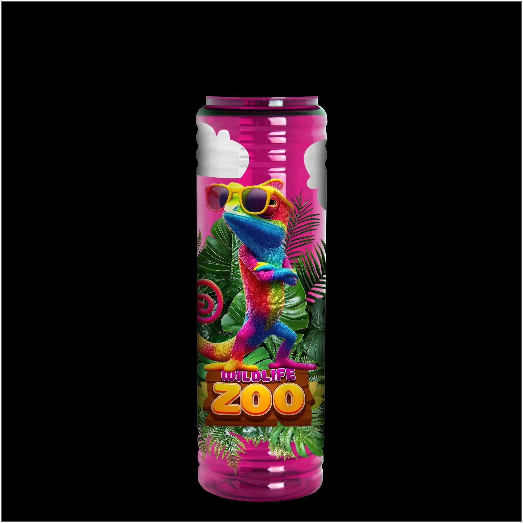 Garyline® Slim Fit RPET Bottle with Flip-Straw, Swivel-Handle Lid - 24 oz. 41 of 45