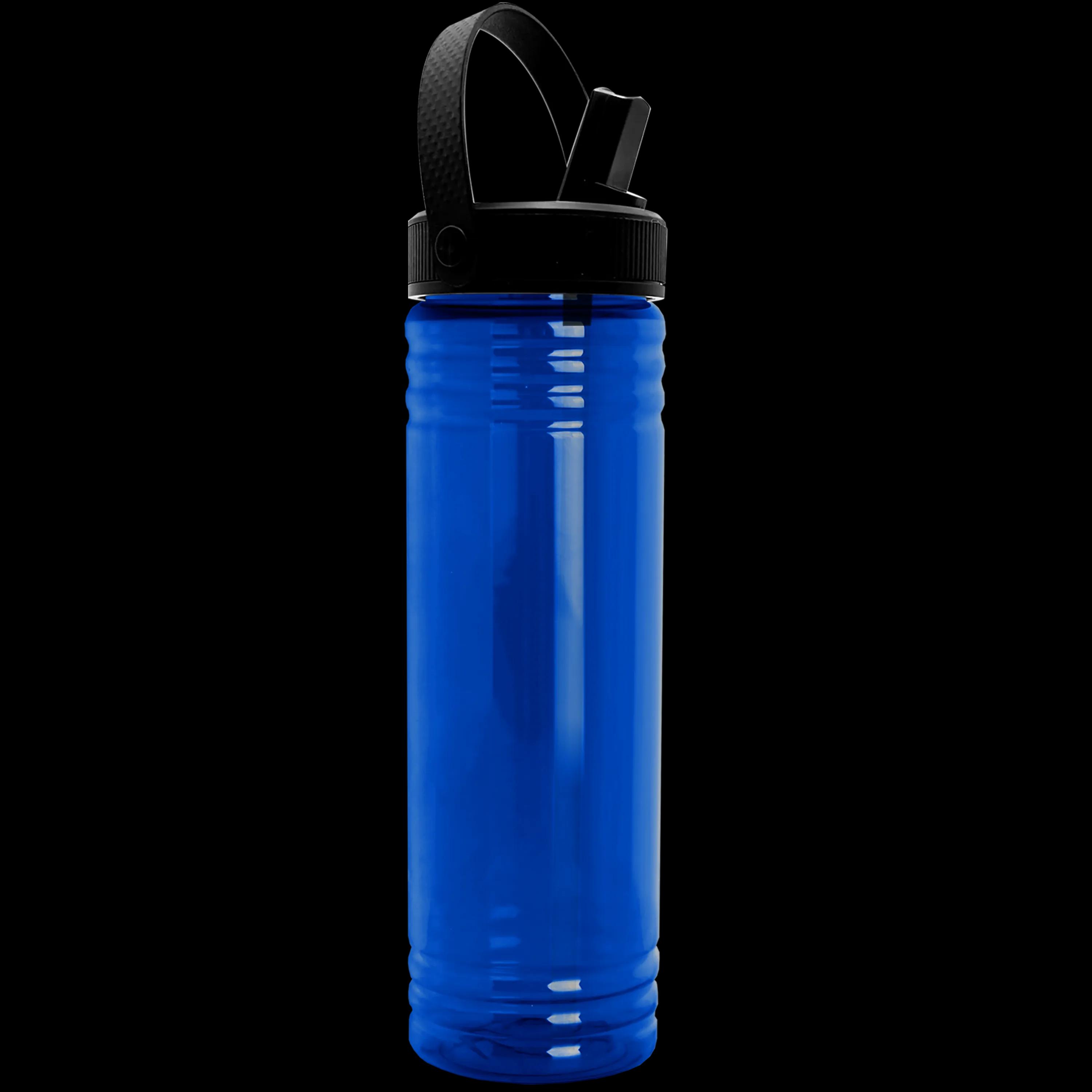 Garyline® Slim Fit RPET Bottle with Flip-Straw, Swivel-Handle Lid - 24 oz. 2 of 45